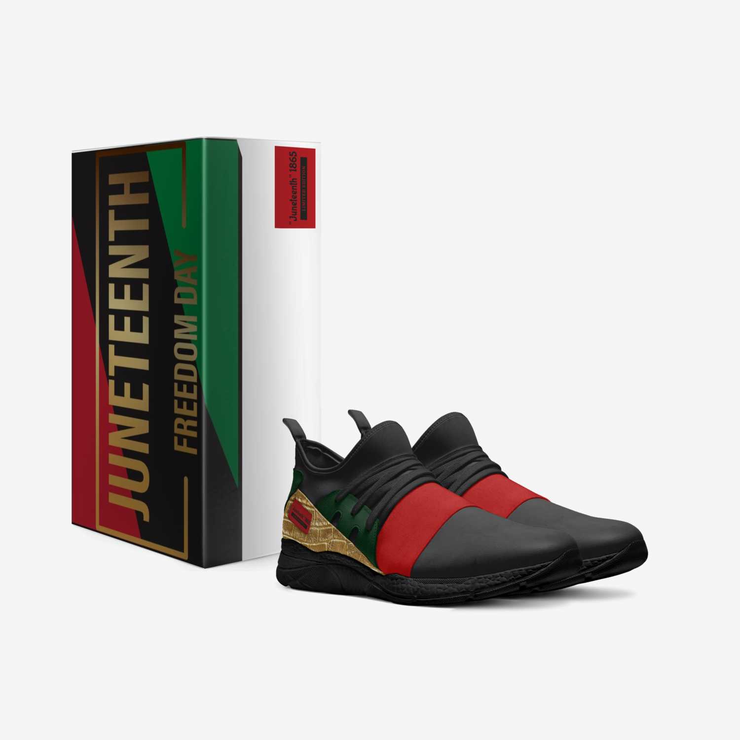 "Juneteenth" 1865 custom made in Italy shoes by Jocelyn Joe | Box view