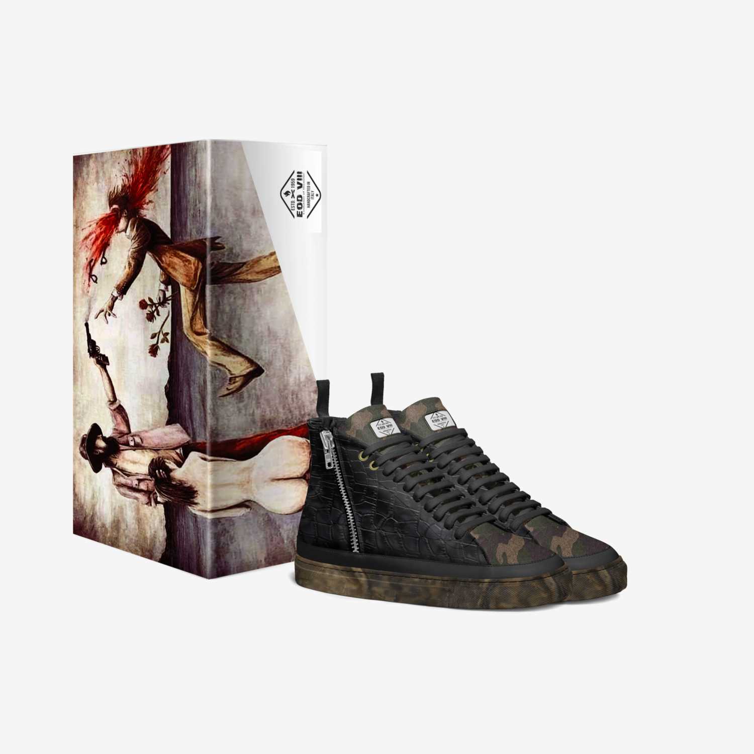 EOD VIII custom made in Italy shoes by Kamikaze Cmi | Box view