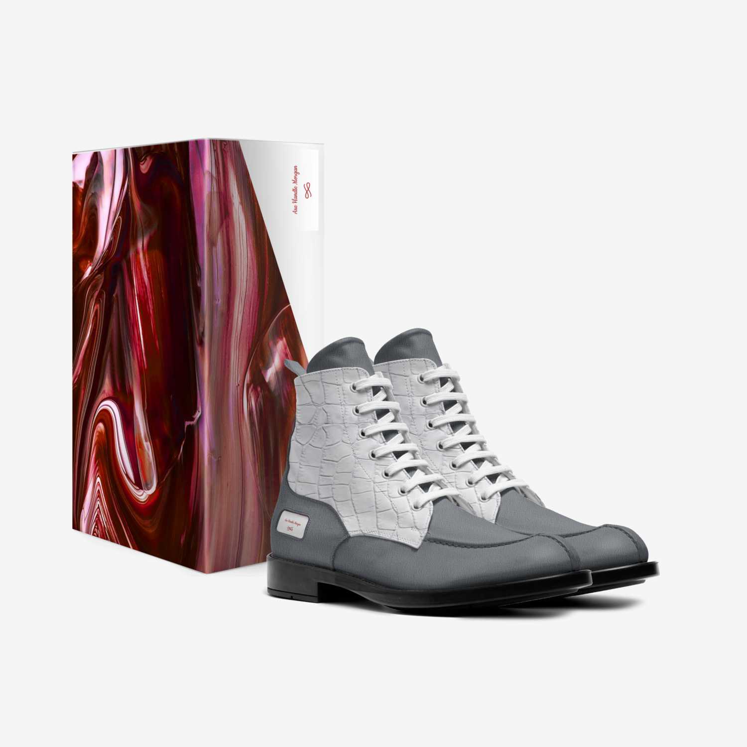 Axe Handle Morgan custom made in Italy shoes by Mark Mcewan | Box view
