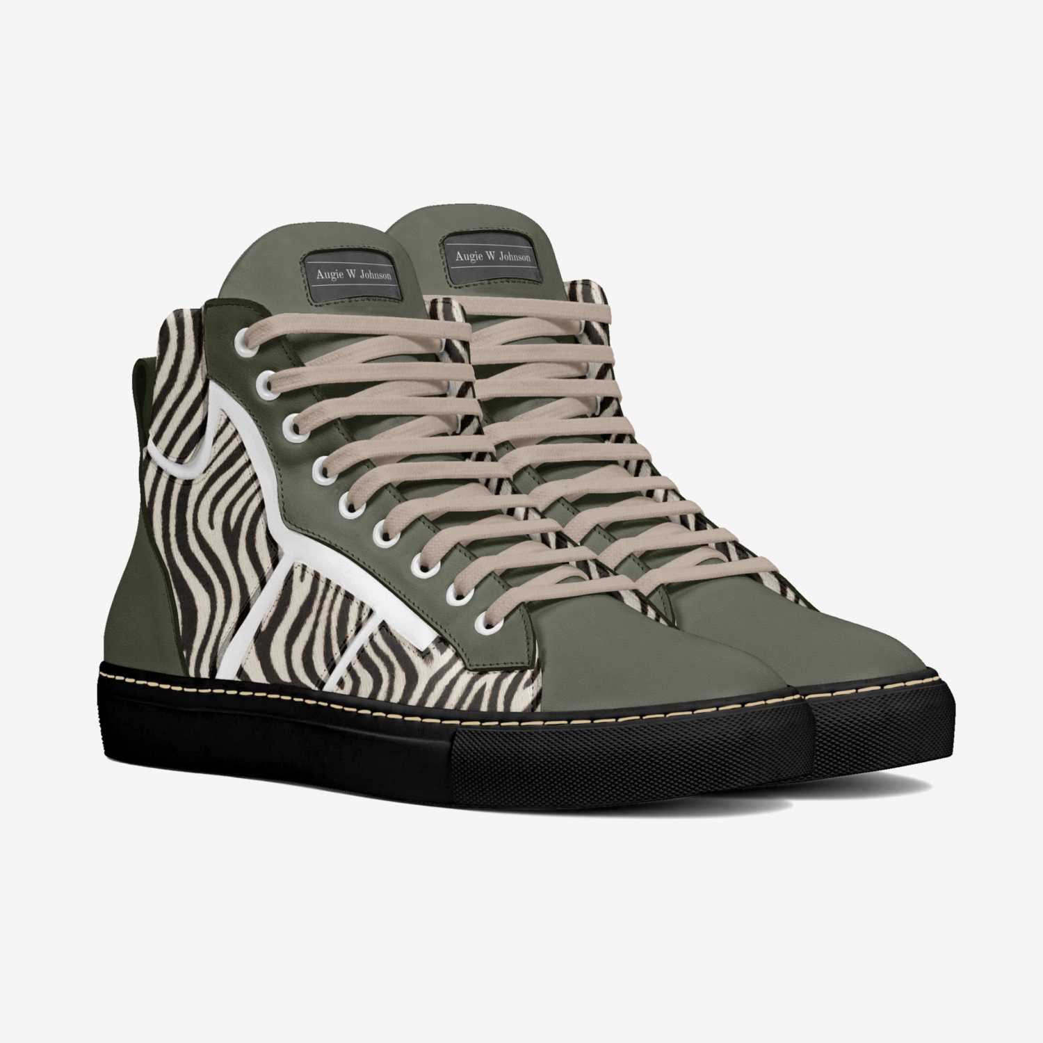 Augie W Johnson custom made in Italy shoes by Tishema Johnson Cromwell | Double view