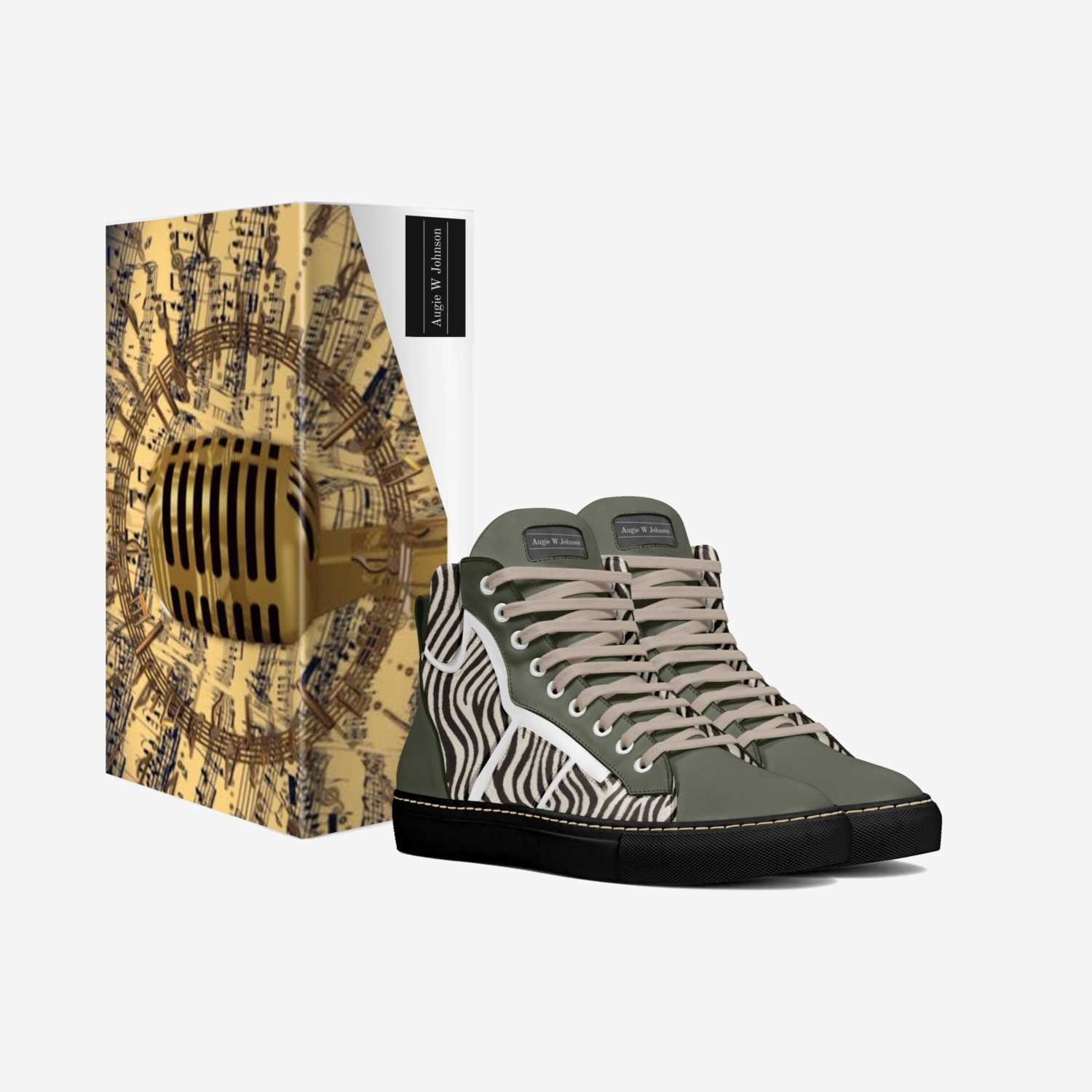 Augie W Johnson custom made in Italy shoes by Tishema Johnson Cromwell | Box view