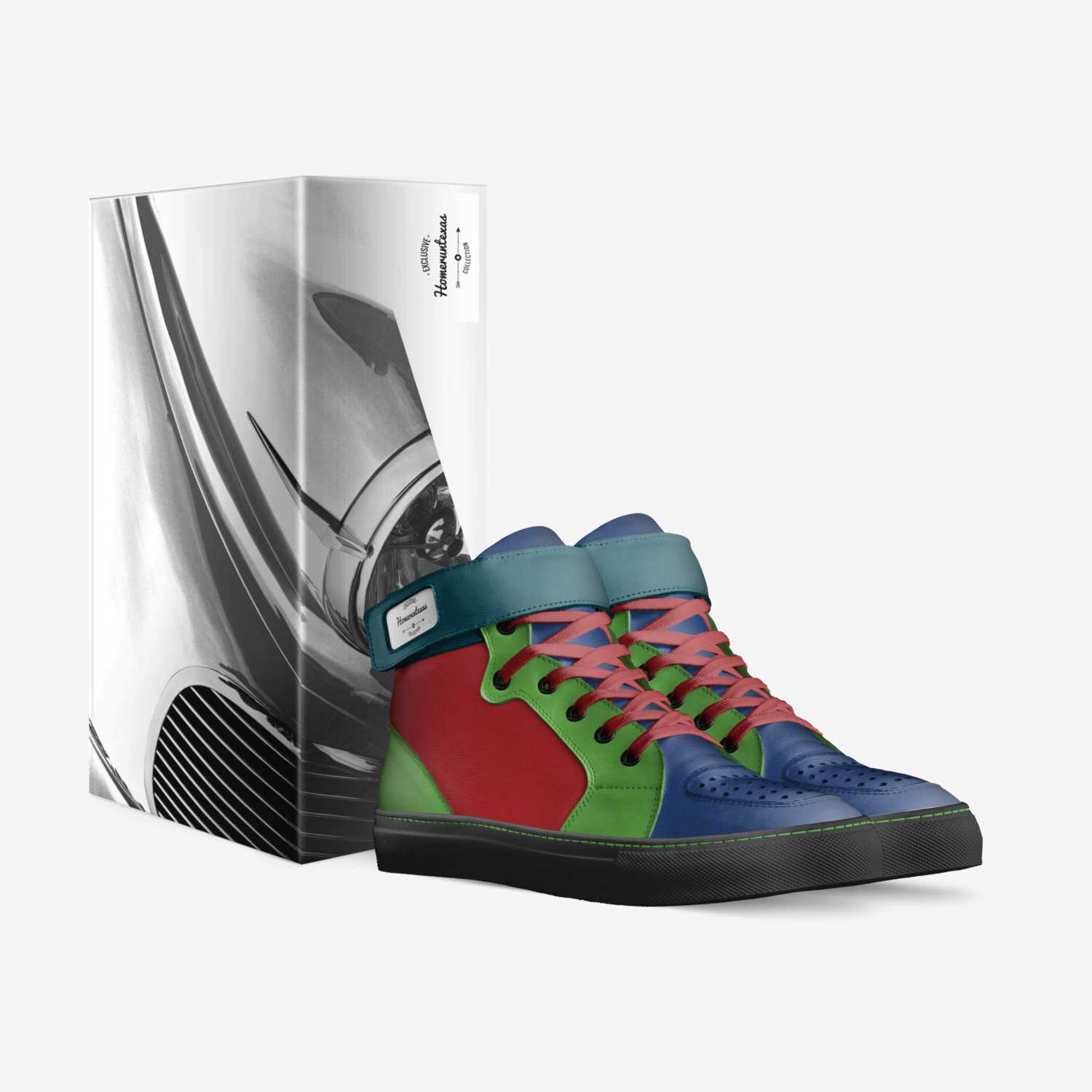 Homeruntexas custom made in Italy shoes by Robert Boscarato | Box view