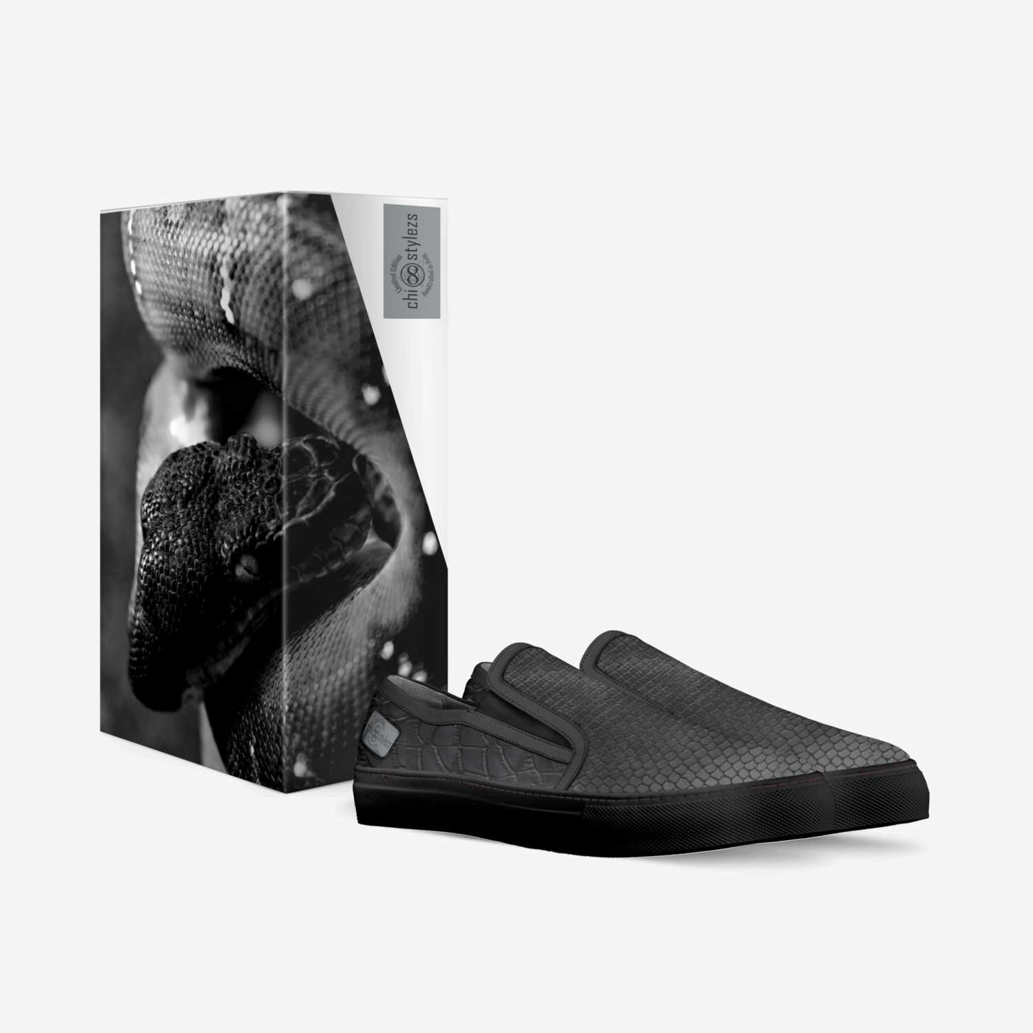 SerengetChi Stepzs custom made in Italy shoes by Jimo Chi | Box view