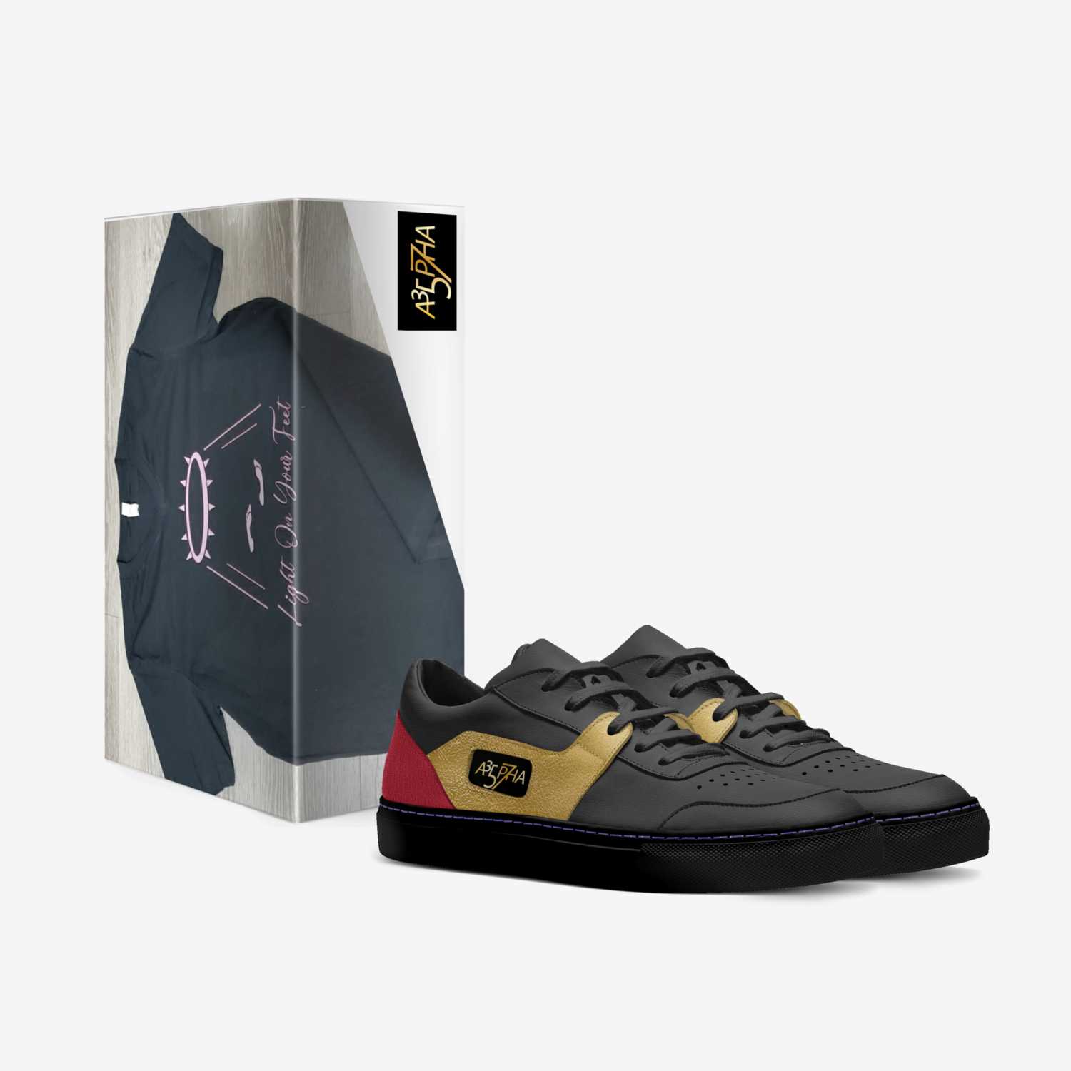 GFK-The Silhouette custom made in Italy shoes by Aldric Horton Sr | Box view