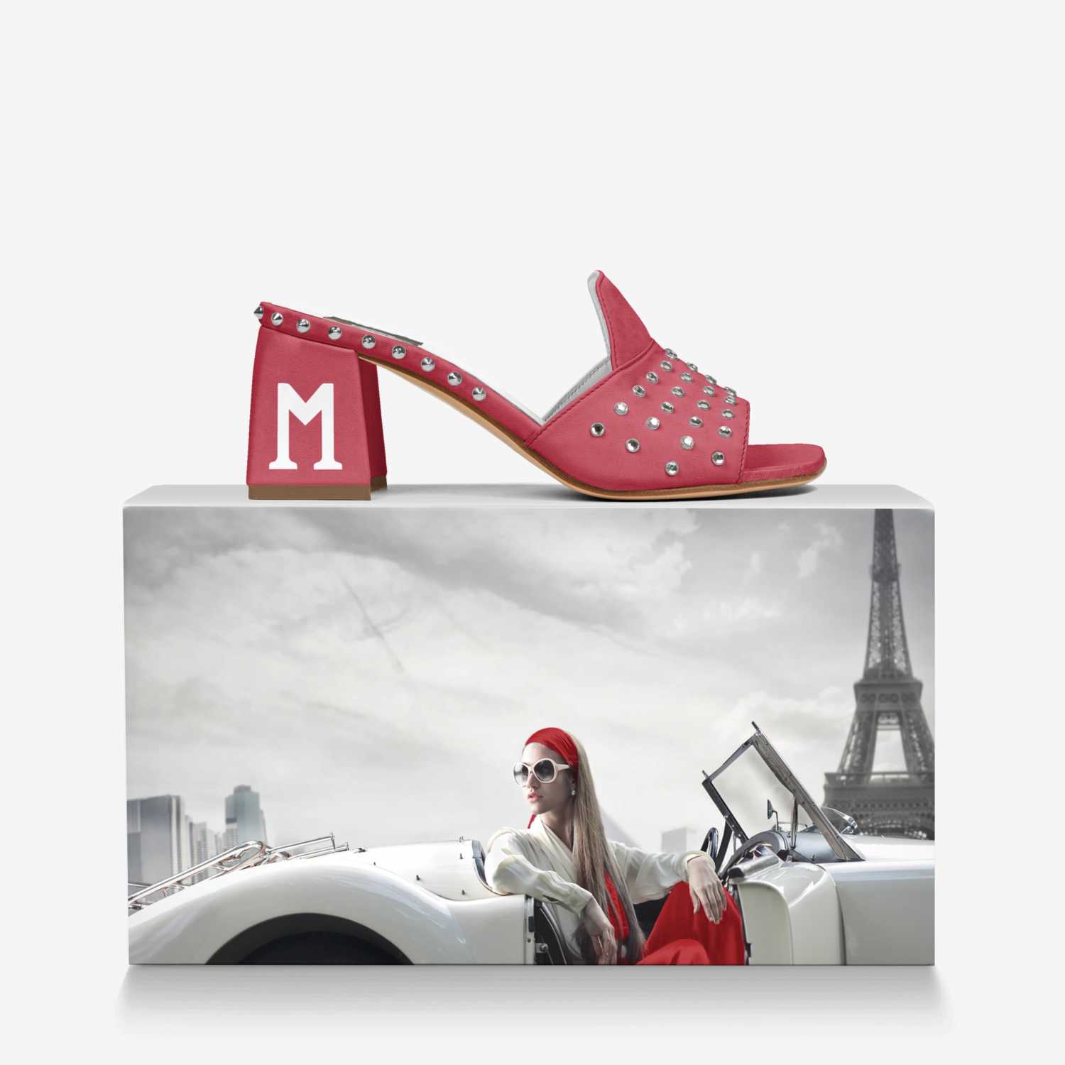 Montague custom made in Italy shoes by Jahi Ali-bey | Over box view