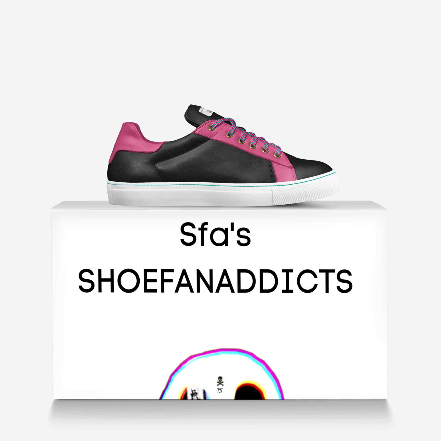 Sfa's  custom made in Italy shoes by Johnny Huewitt | Over box view