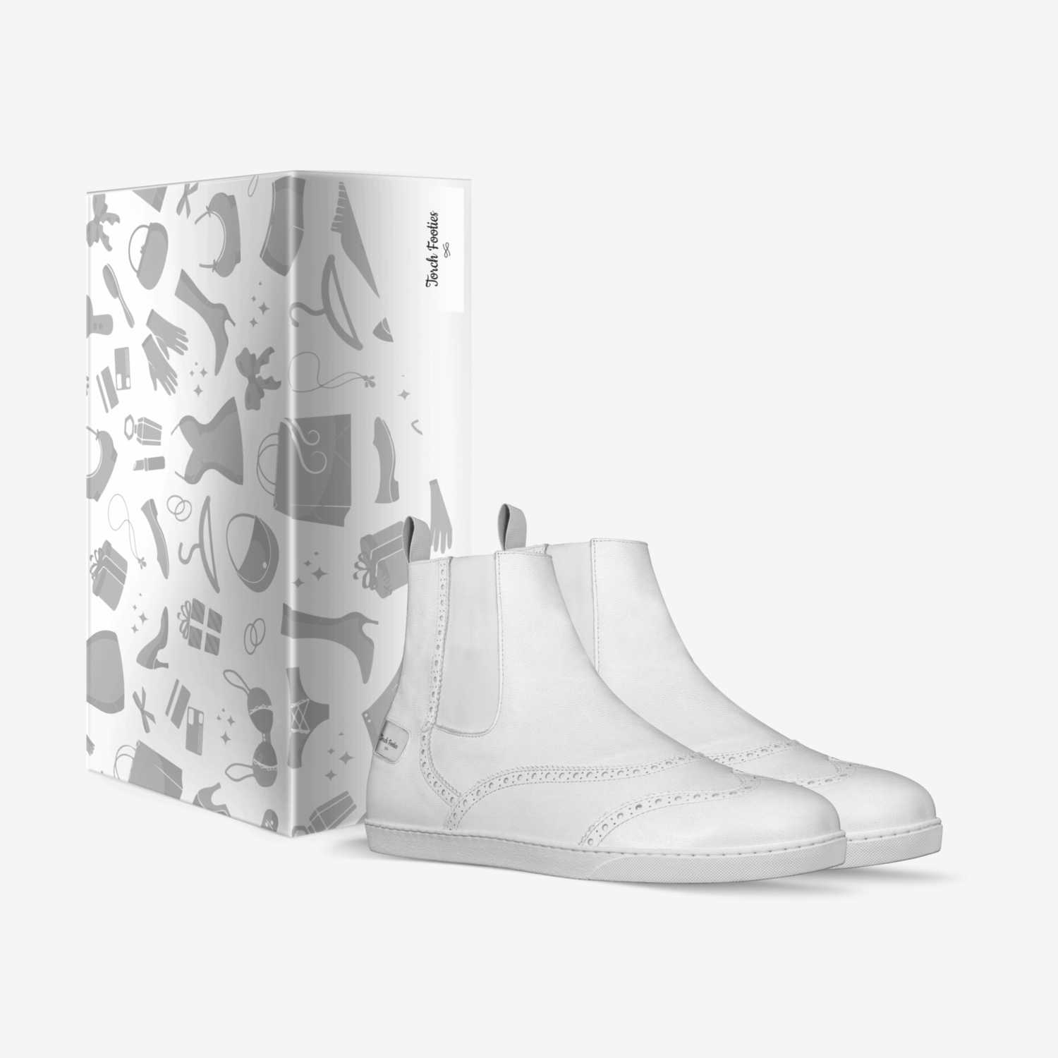Torch Footies custom made in Italy shoes by Taiye Adejumo | Box view