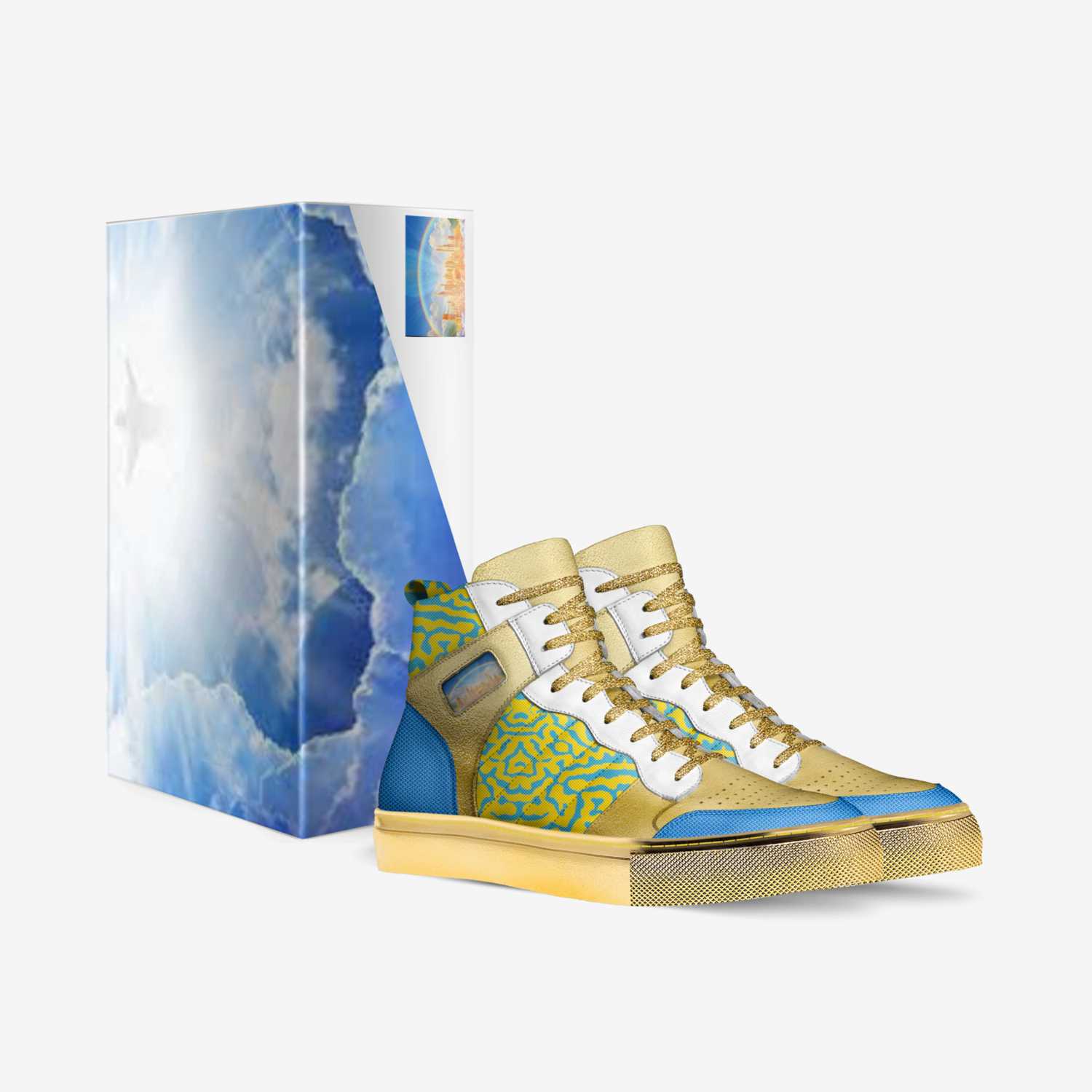 Jesus Kingdom custom made in Italy shoes by Jesse Hilliard | Box view
