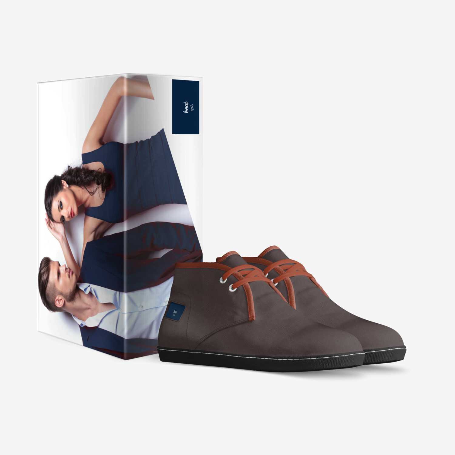 boat custom made in Italy shoes by Robert Boscarato | Box view
