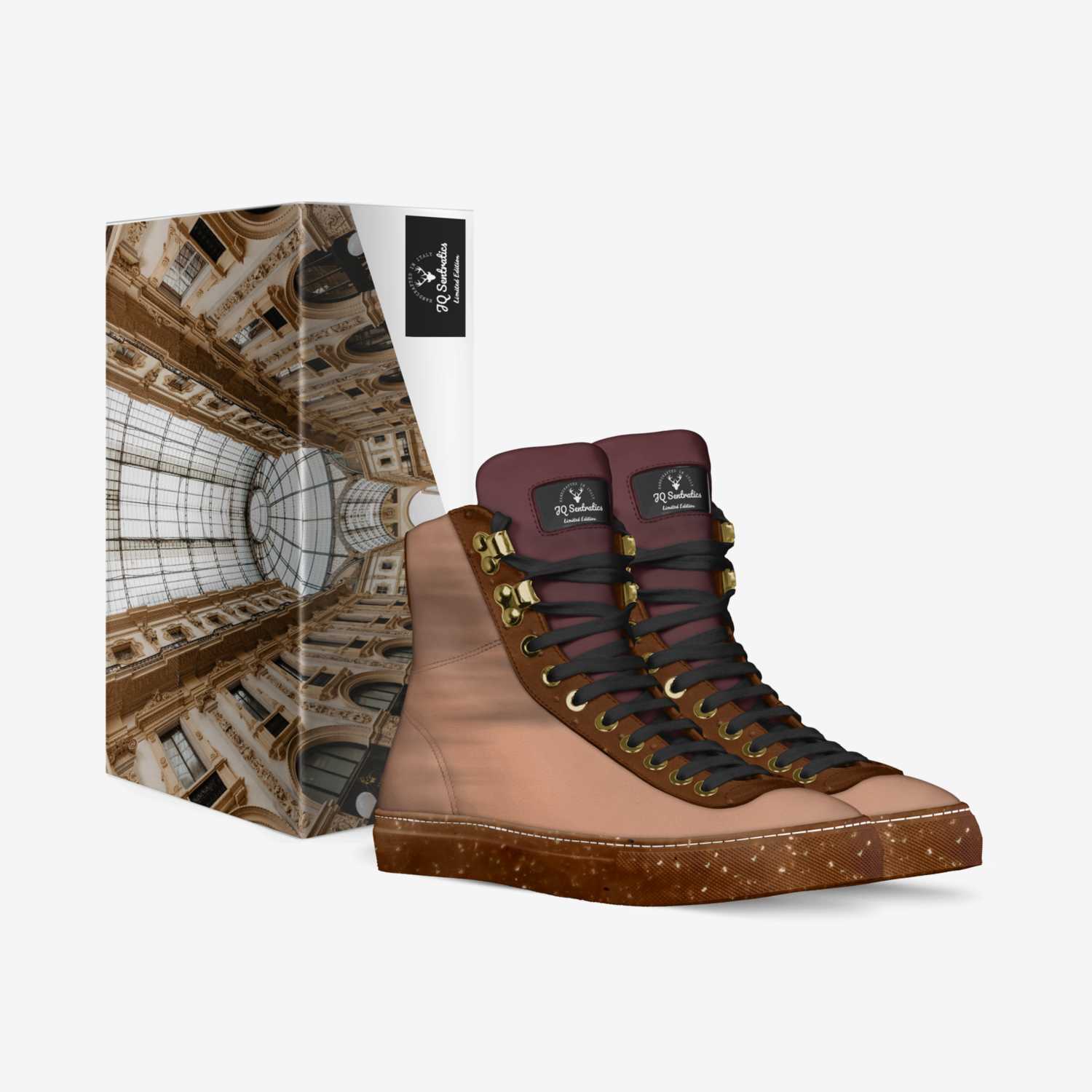 JQ Sentratics custom made in Italy shoes by James Vernom Bess | Box view