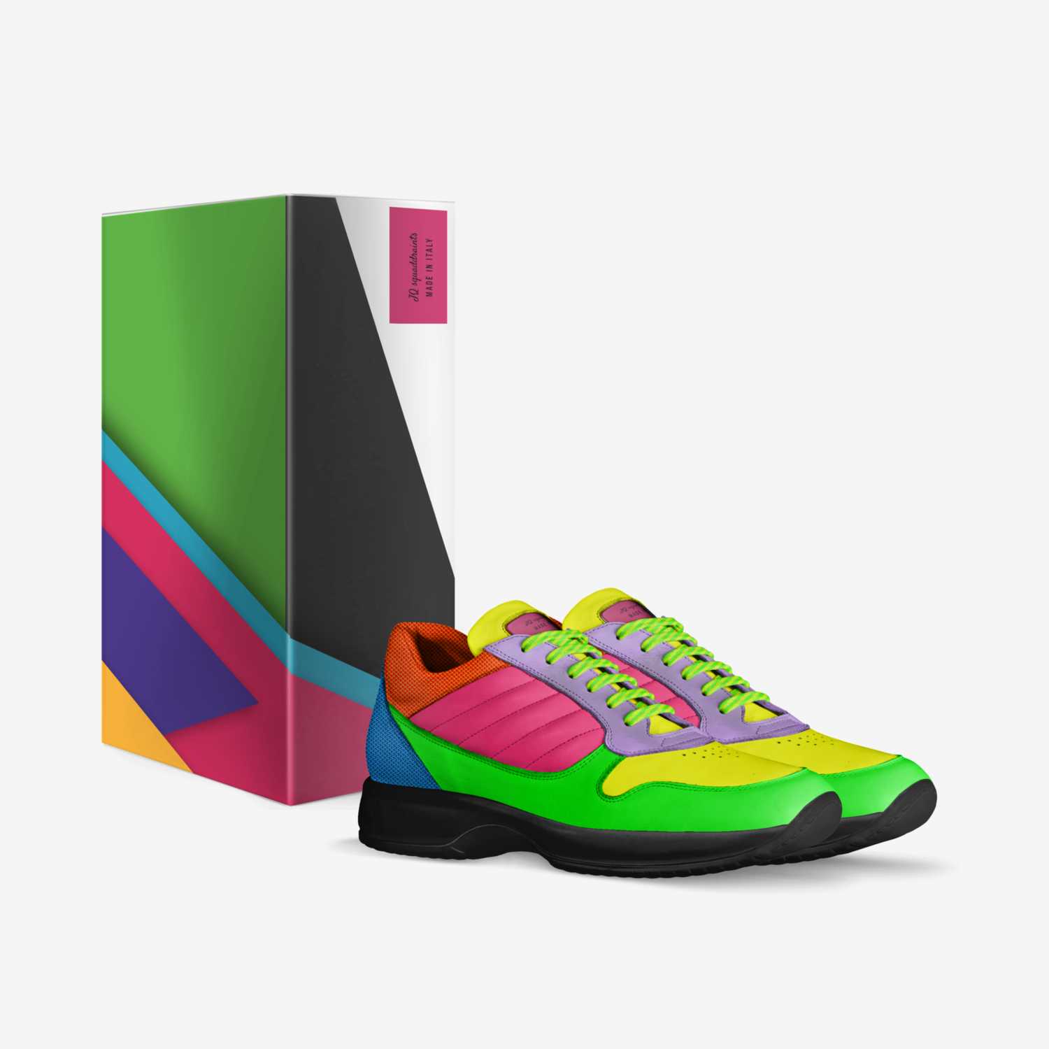 JQ squaddraints custom made in Italy shoes by James Vernom Bess | Box view