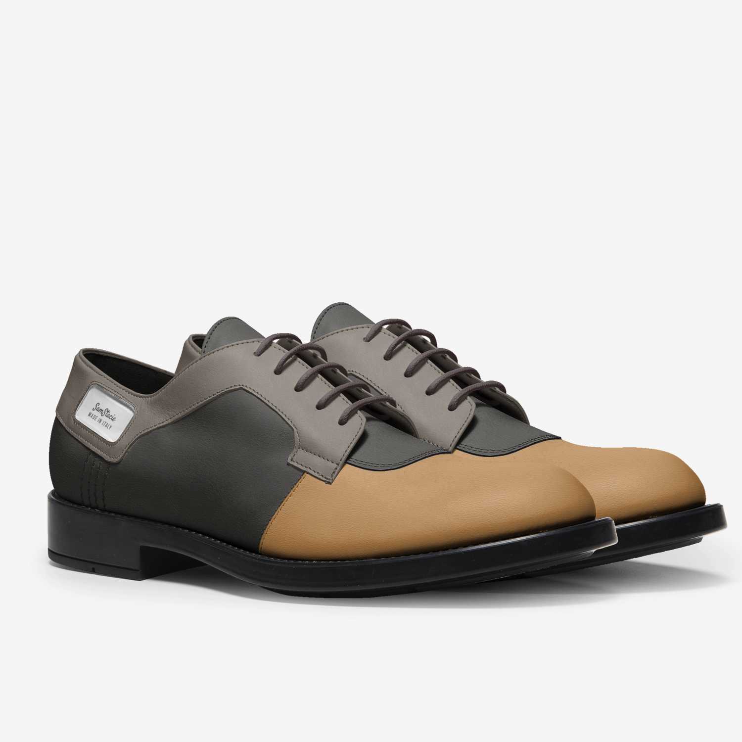 SamStacie custom made in Italy shoes by Shaneima Montgomery | Double view