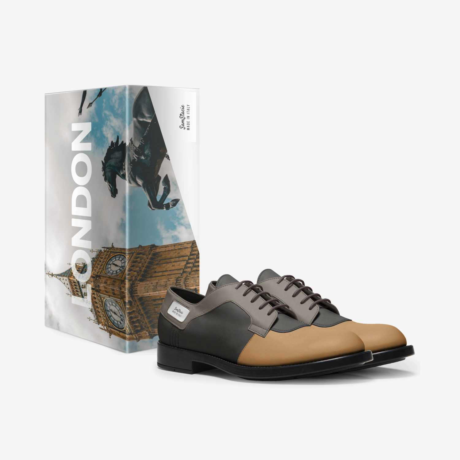 SamStacie custom made in Italy shoes by Shaneima Montgomery | Box view