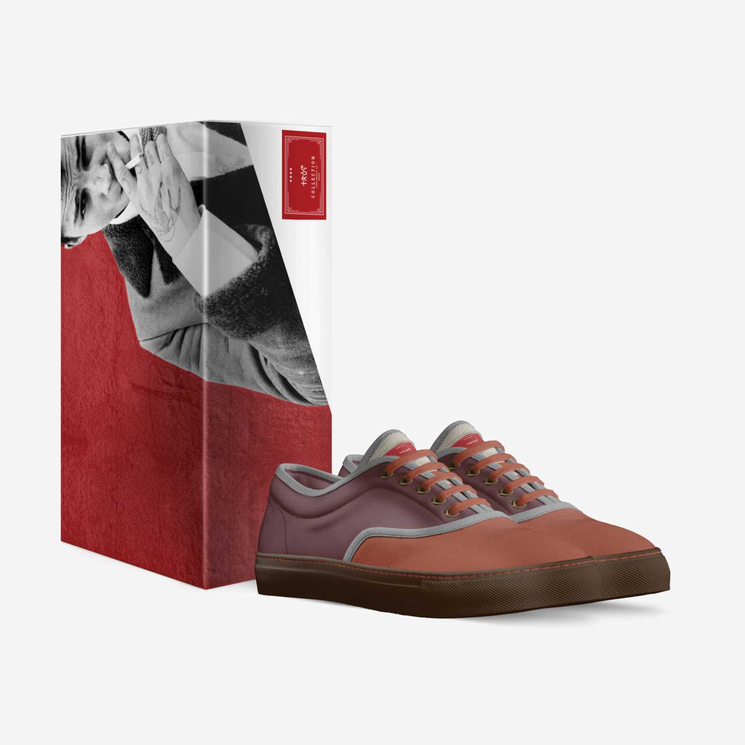 ተጽዕኖ custom made in Italy shoes by Frankie Free | Box view