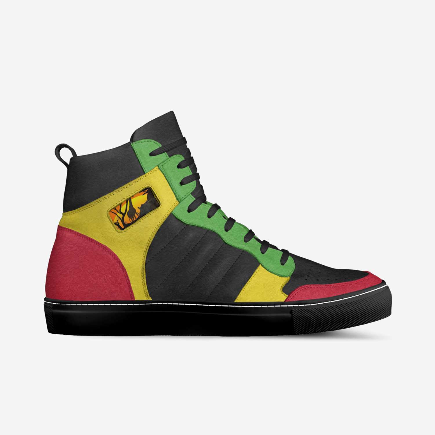 Curts street kicks custom made in Italy shoes by Curtis Woodcox Jr | Side view
