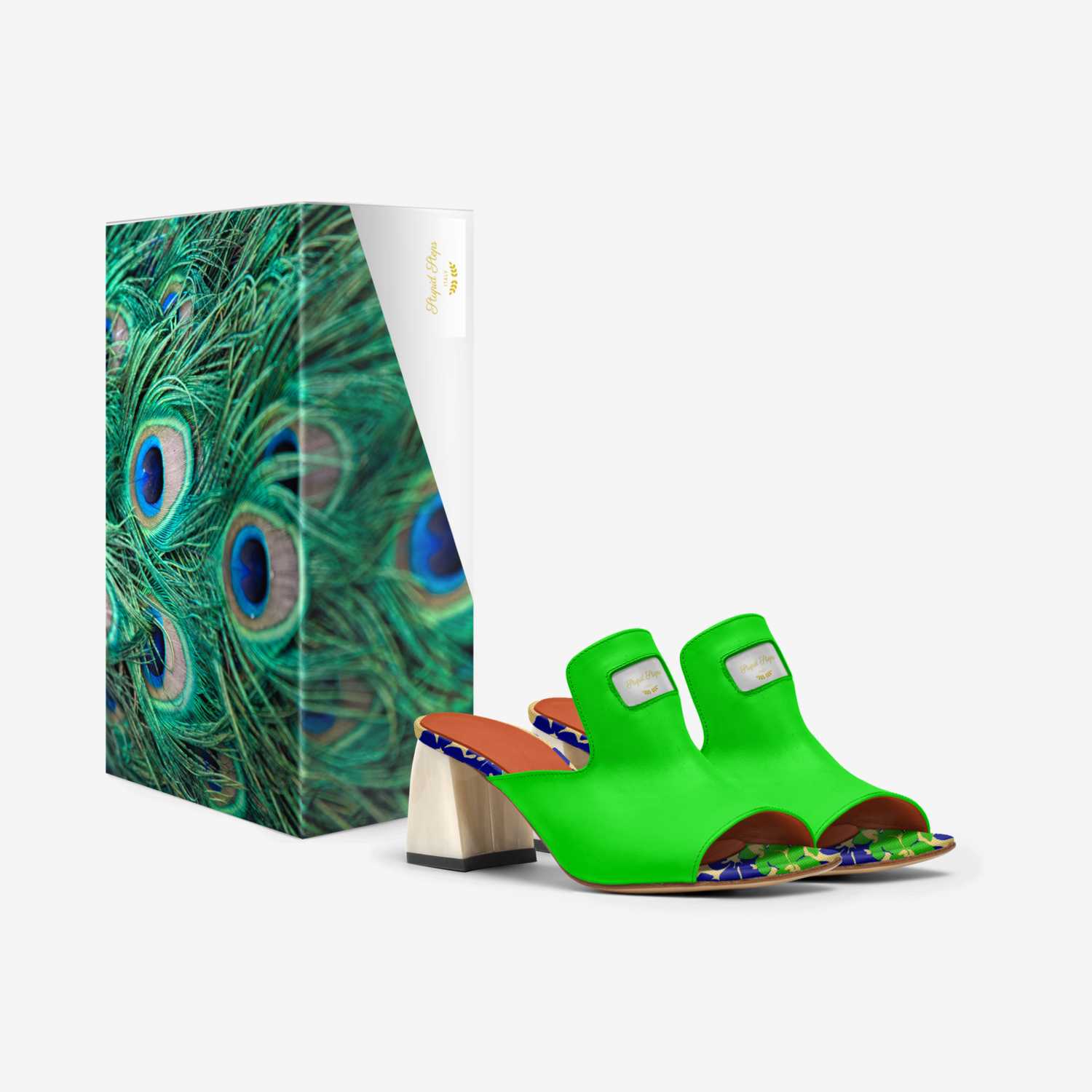 Stupid Steps custom made in Italy shoes by Adama Tiye | Box view