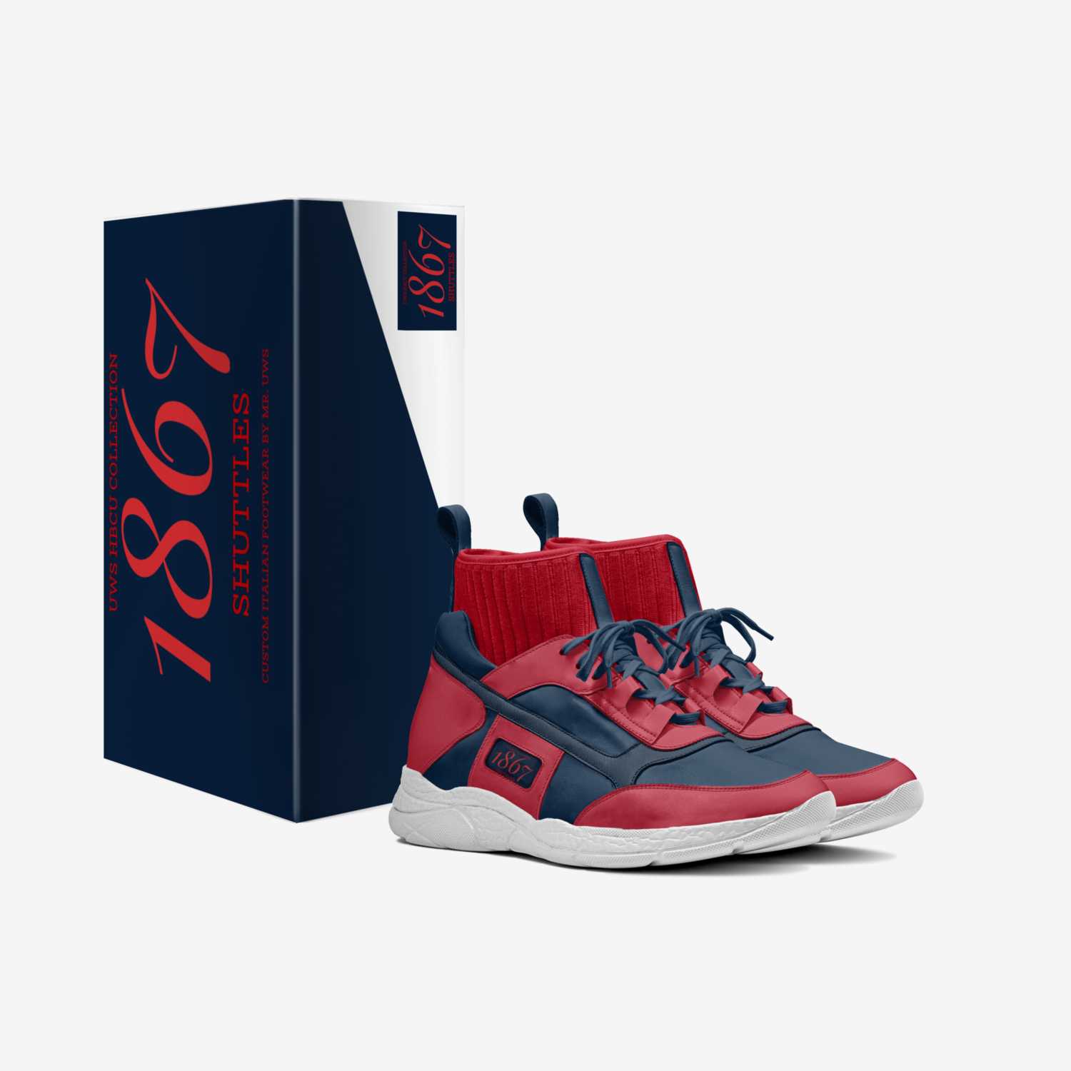 1867 Shuttles custom made in Italy shoes by Urbanwallstreet Earl | Box view