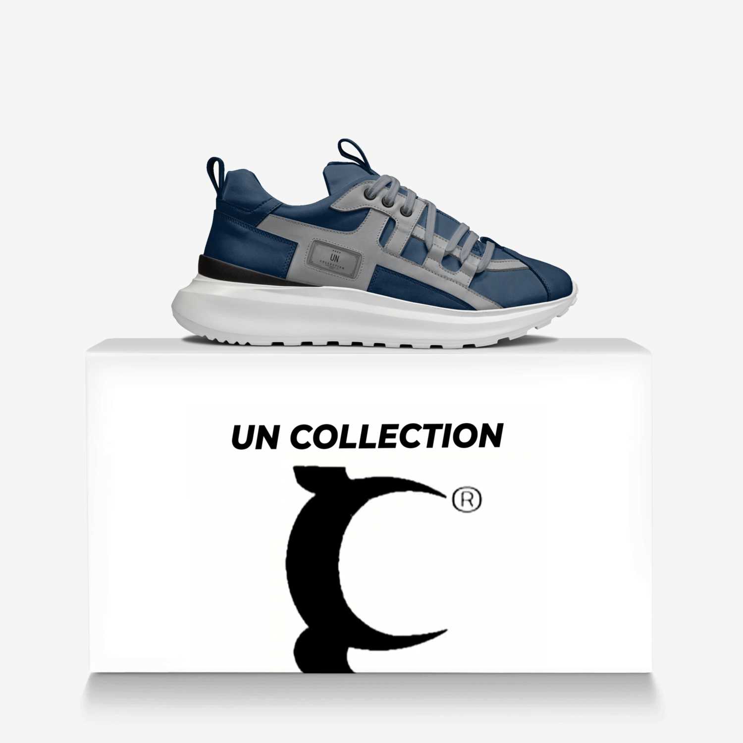 UN COLLECTION  custom made in Italy shoes by Duvall Daniels | Over box view
