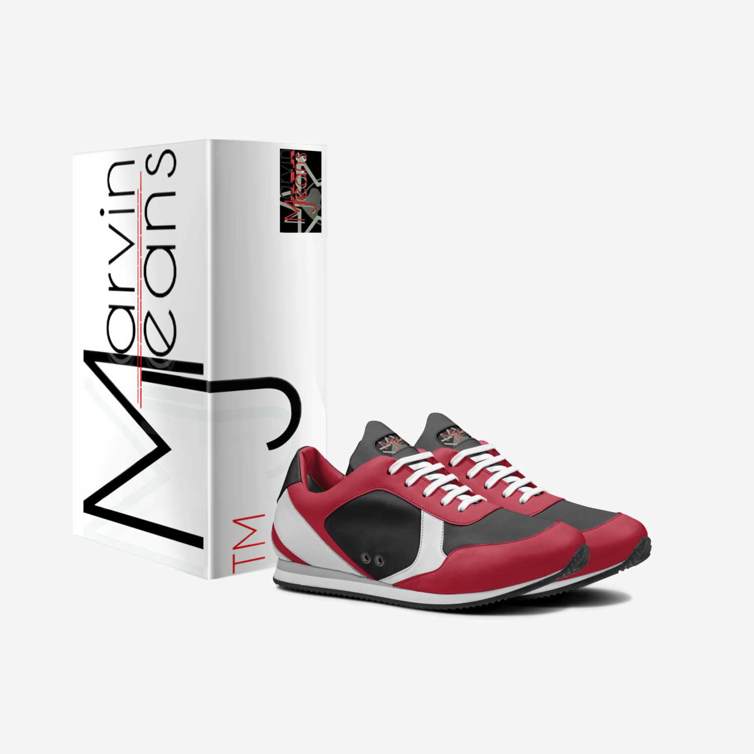 Classic sneakers 3 custom made in Italy shoes by Terrance Marvin | Box view
