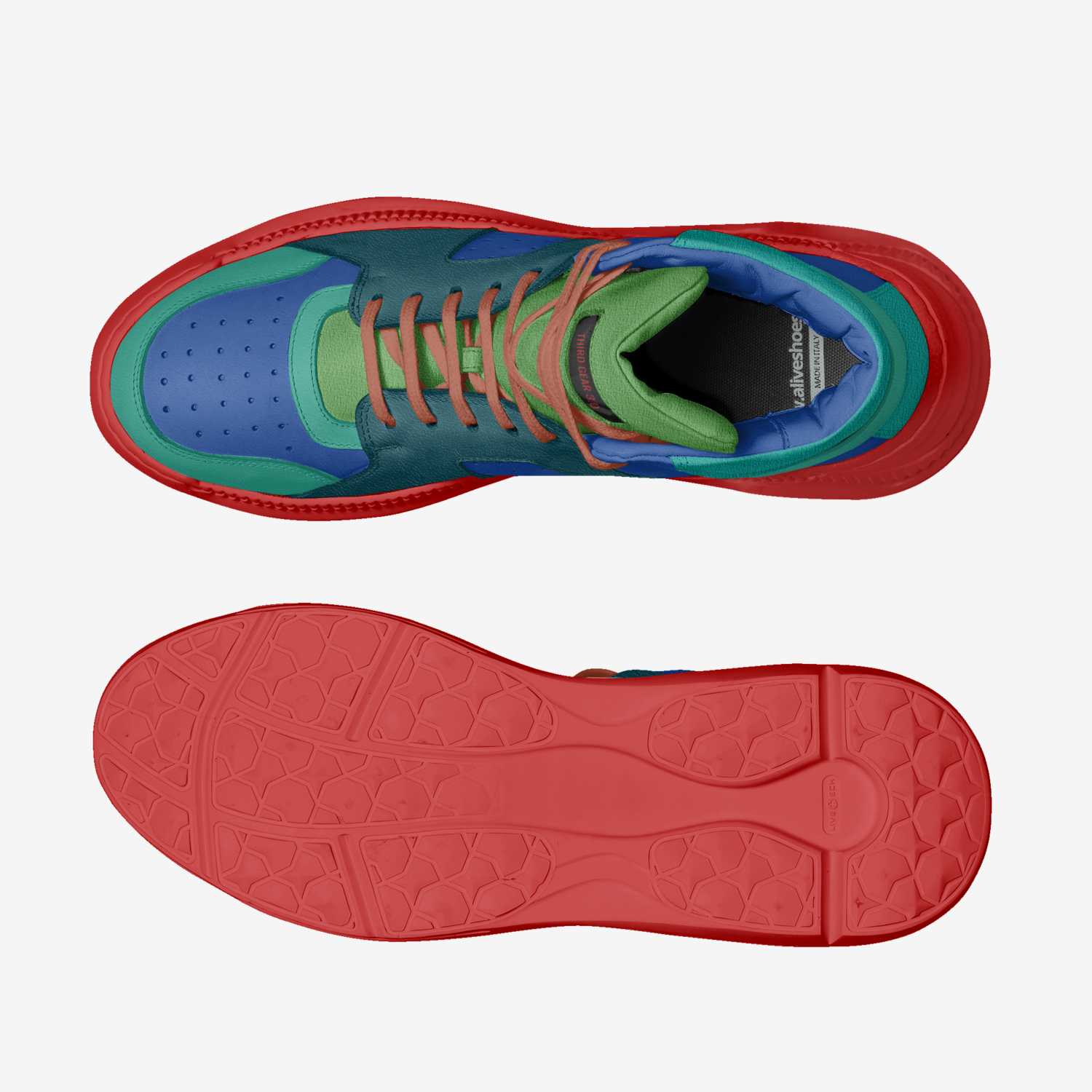 THiRD GEAR 3.O custom made in Italy shoes by David Mitchell | Top view