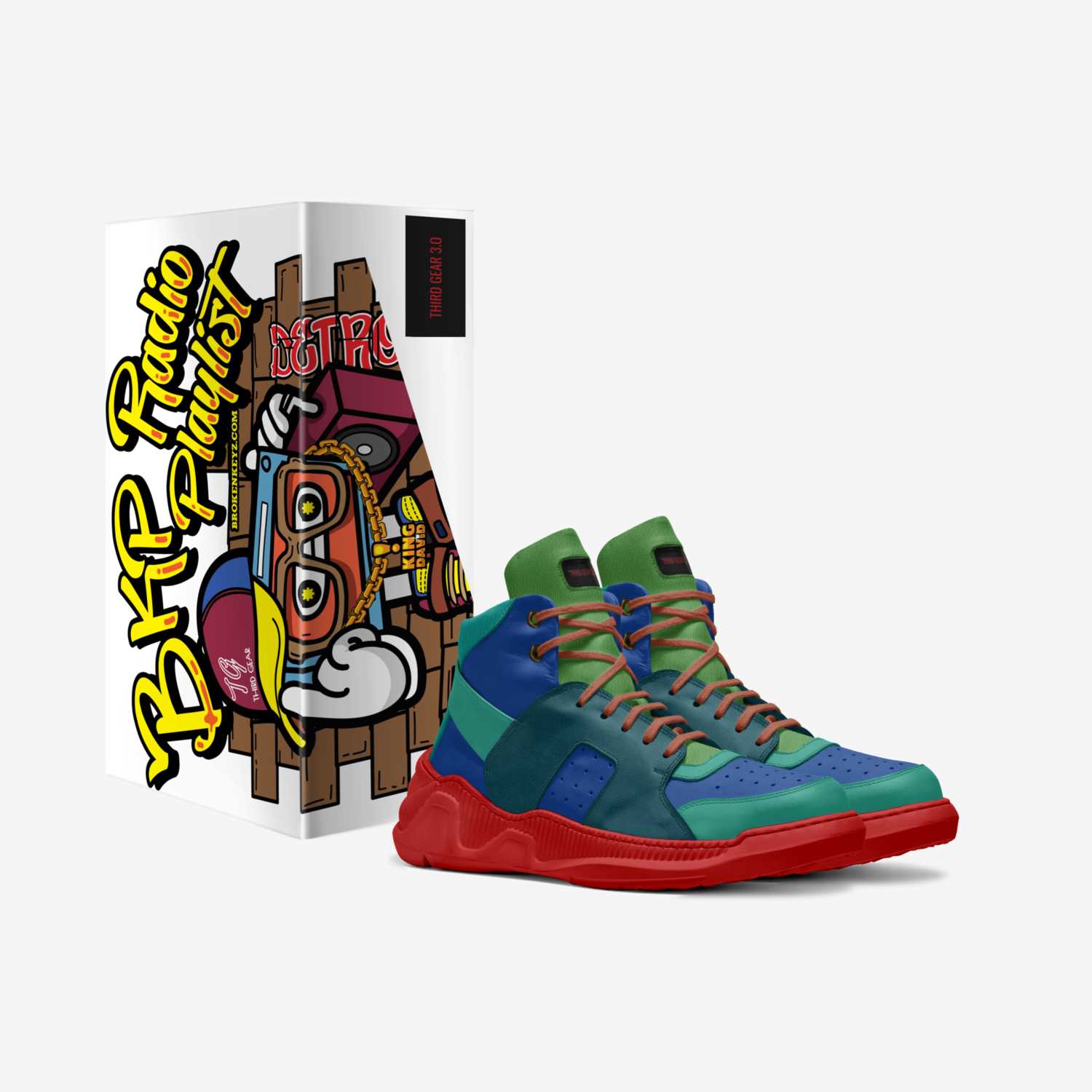 THiRD GEAR 3.O custom made in Italy shoes by David Mitchell | Box view