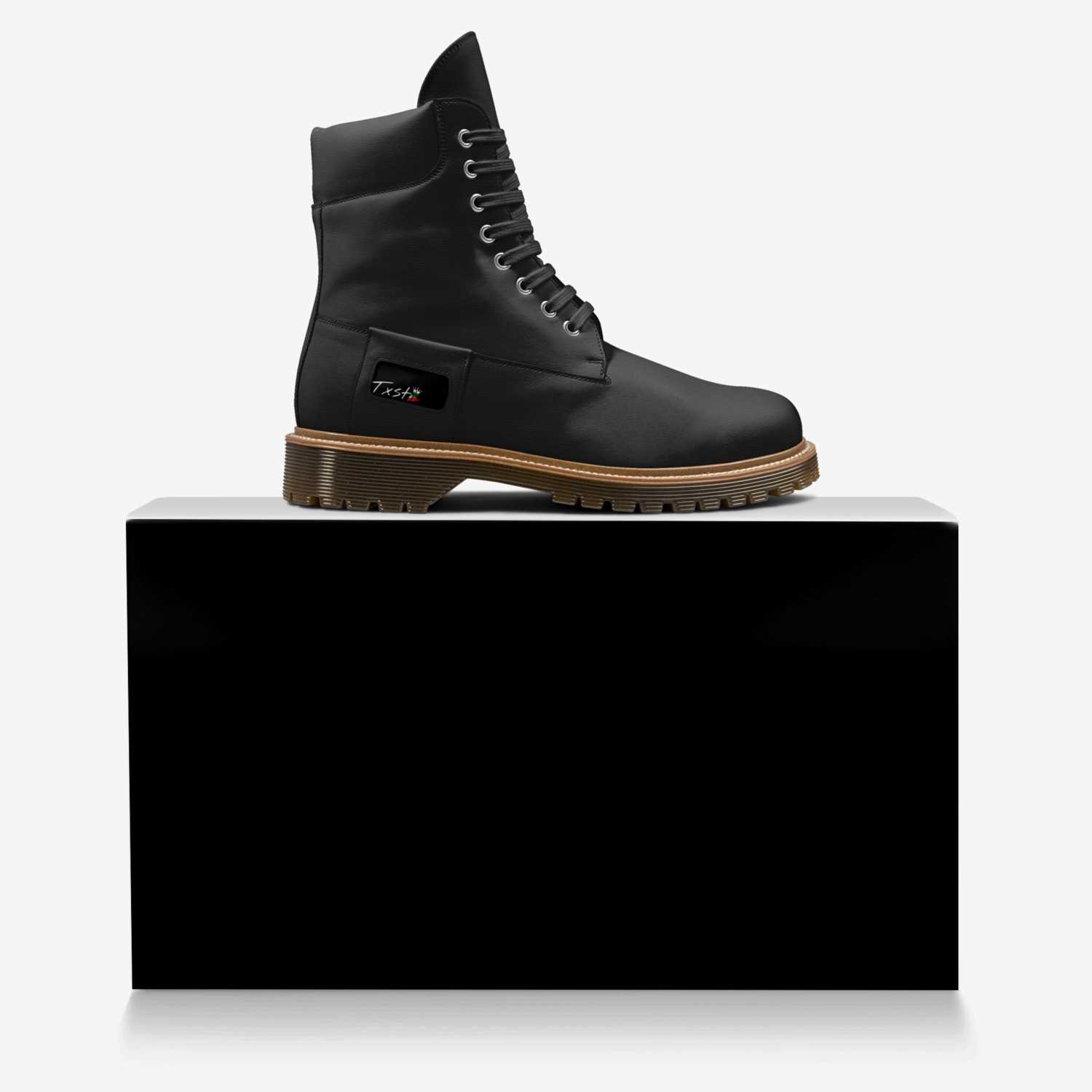 Txsti.004 custom made in Italy shoes by James Tosti | Over box view