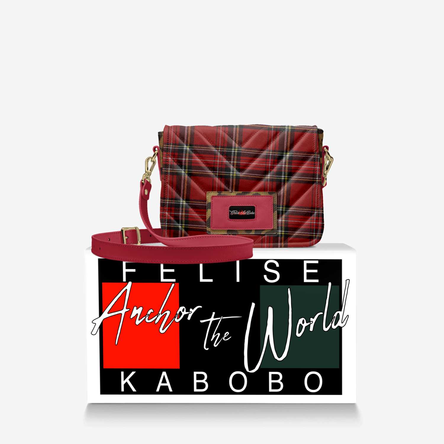 Felise KaBobo custom made in Italy design by Shamsud-din King | Over box view