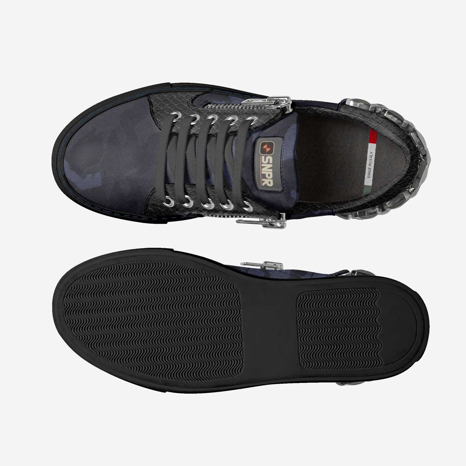 Le Silence Cache custom made in Italy shoes by Starbuckcag Swashbuckler | Top view