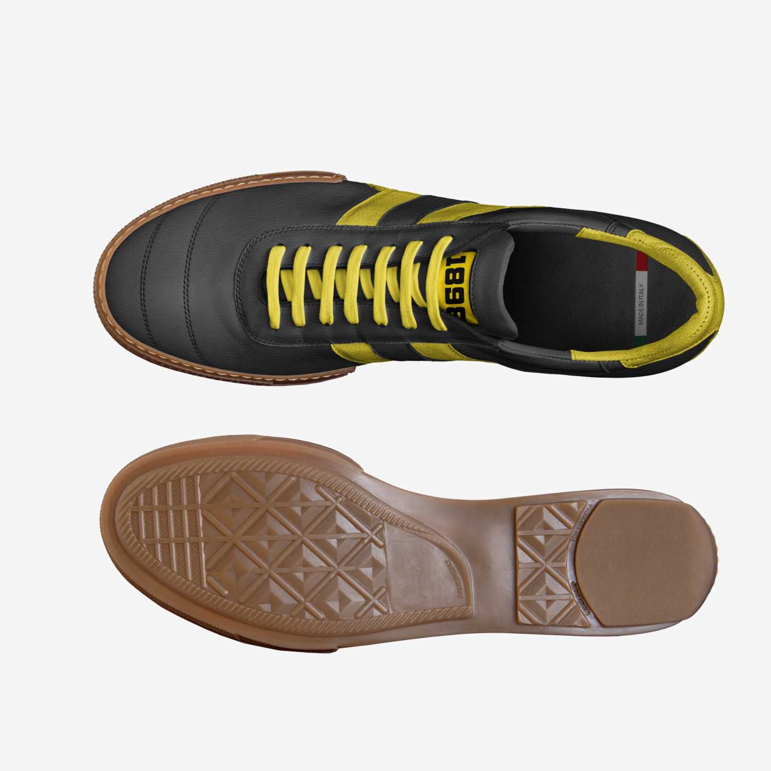 1898 stripe custom made classic skaters 1898 stripe artisan made in Italy shoes by B-work Footwear
