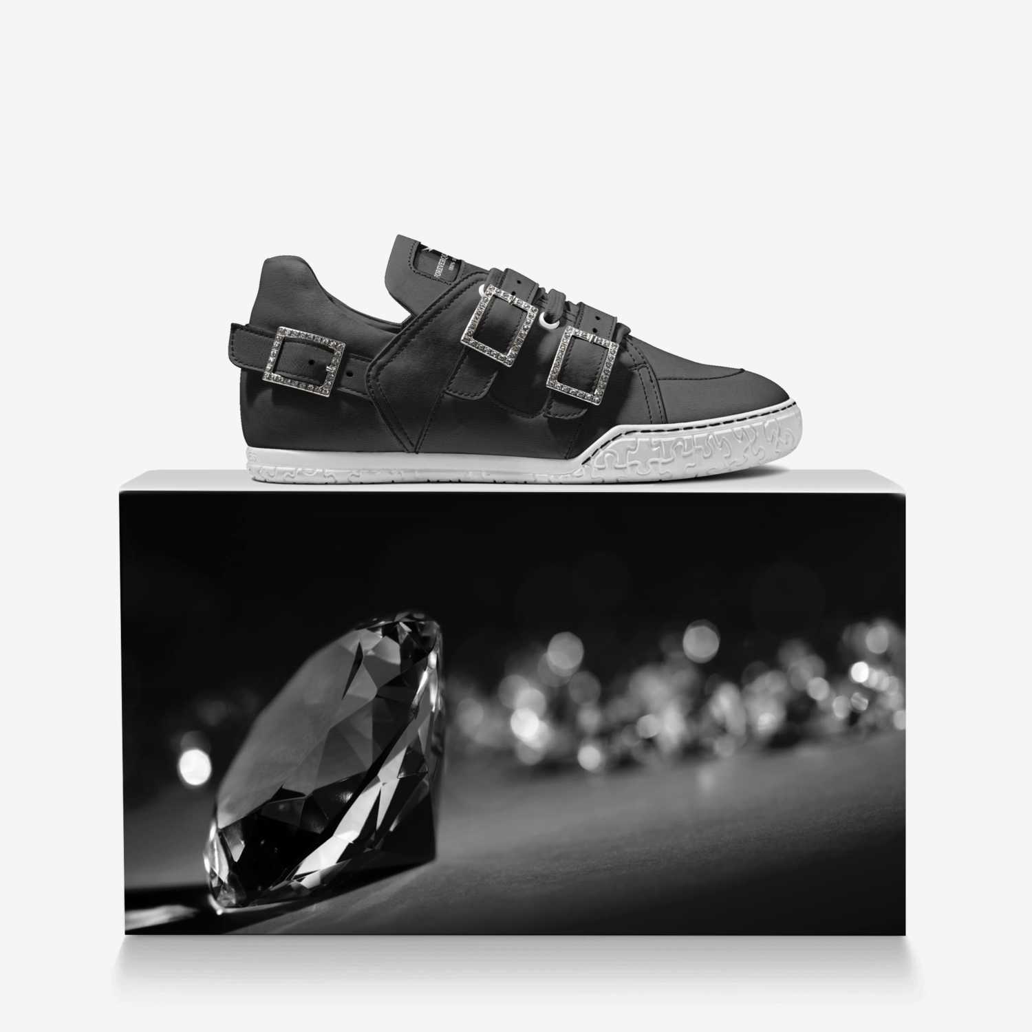FOREVERQUEENDESIGN custom made in Italy shoes by Dr Lillian Carter Hendrix | Over box view