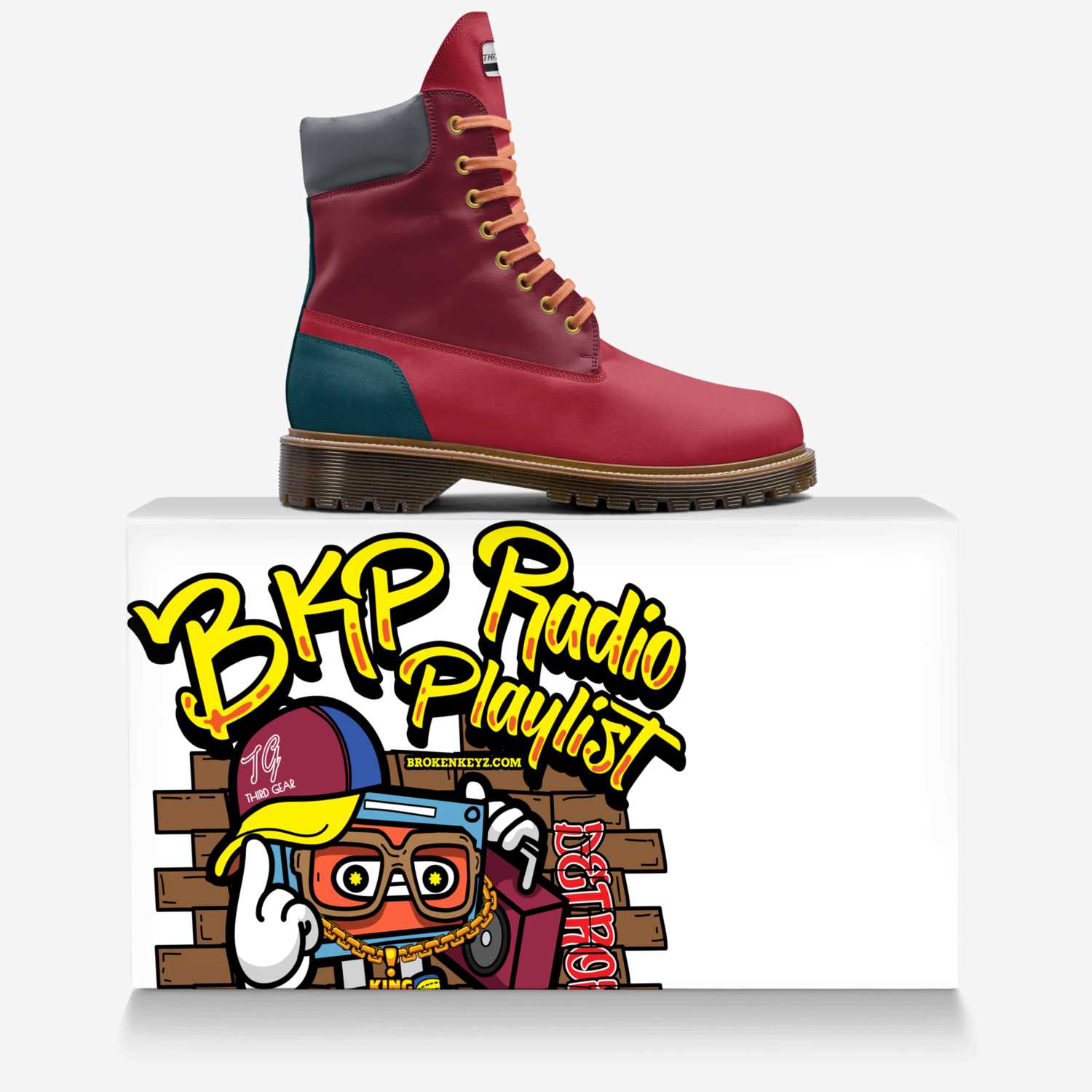 THiRD GEAR  ViLLZ custom made in Italy shoes by David Mitchell | Over box view
