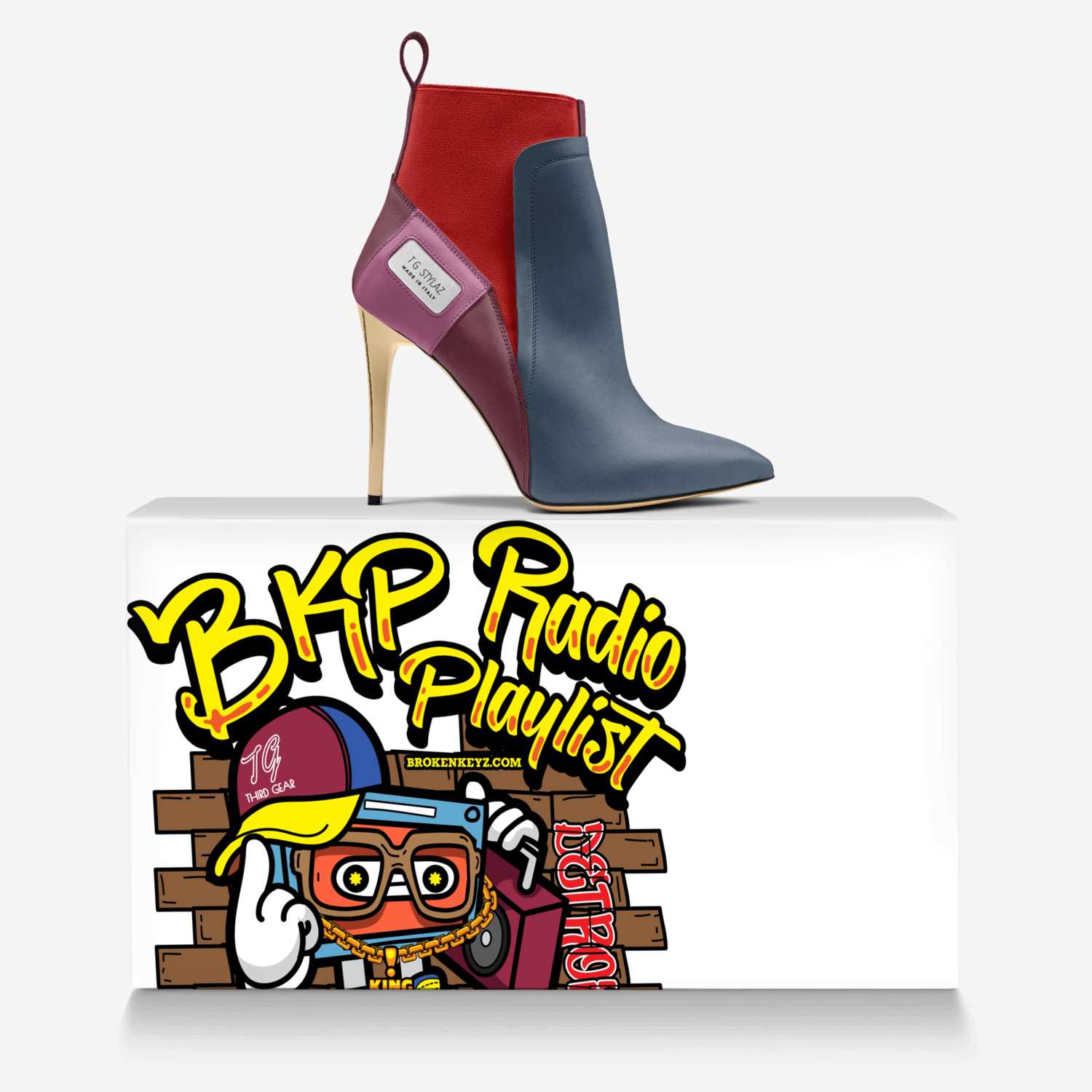 THiRD GEAR  STYLAZ custom made in Italy shoes by David Mitchell | Over box view