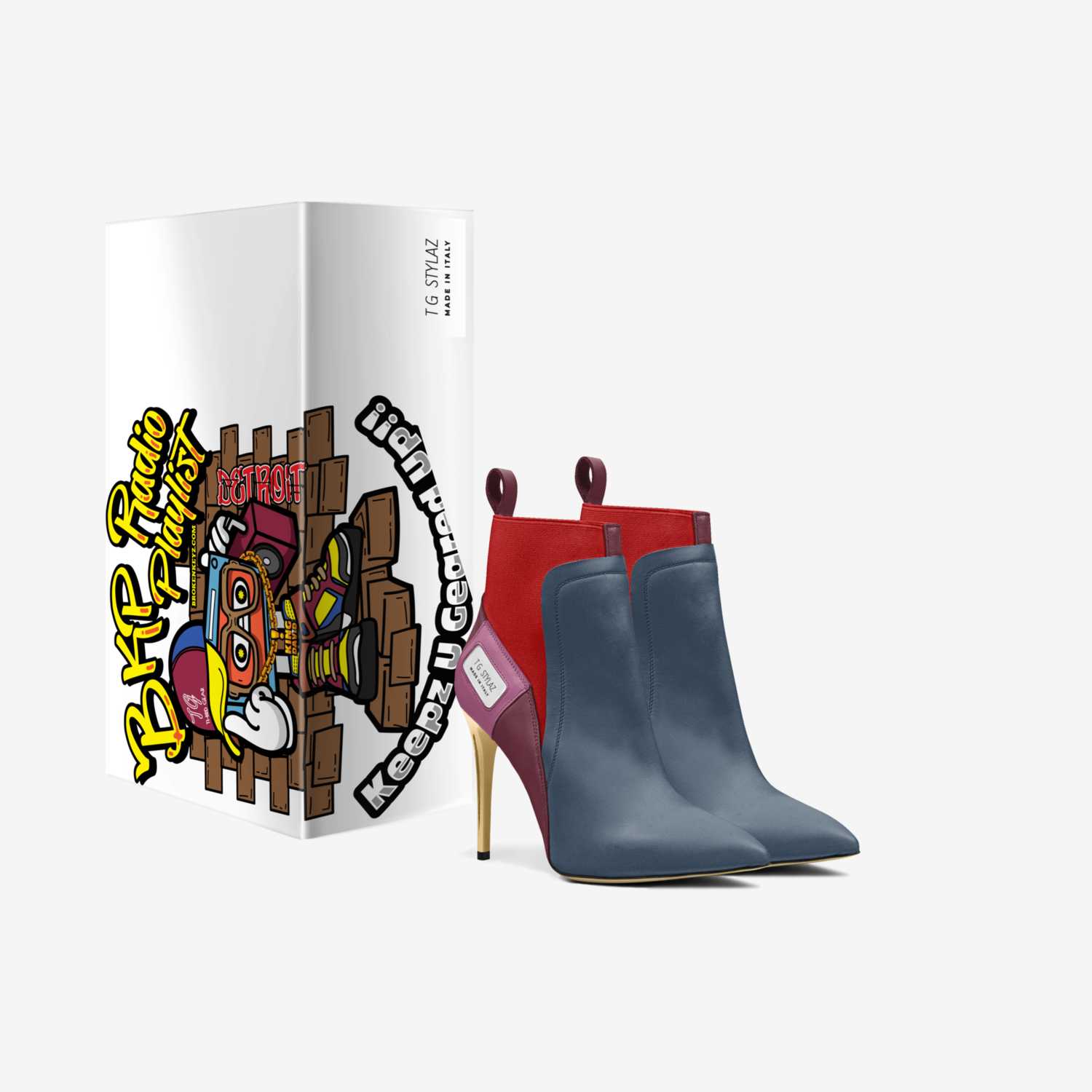THiRD GEAR  STYLAZ custom made in Italy shoes by David Mitchell | Box view