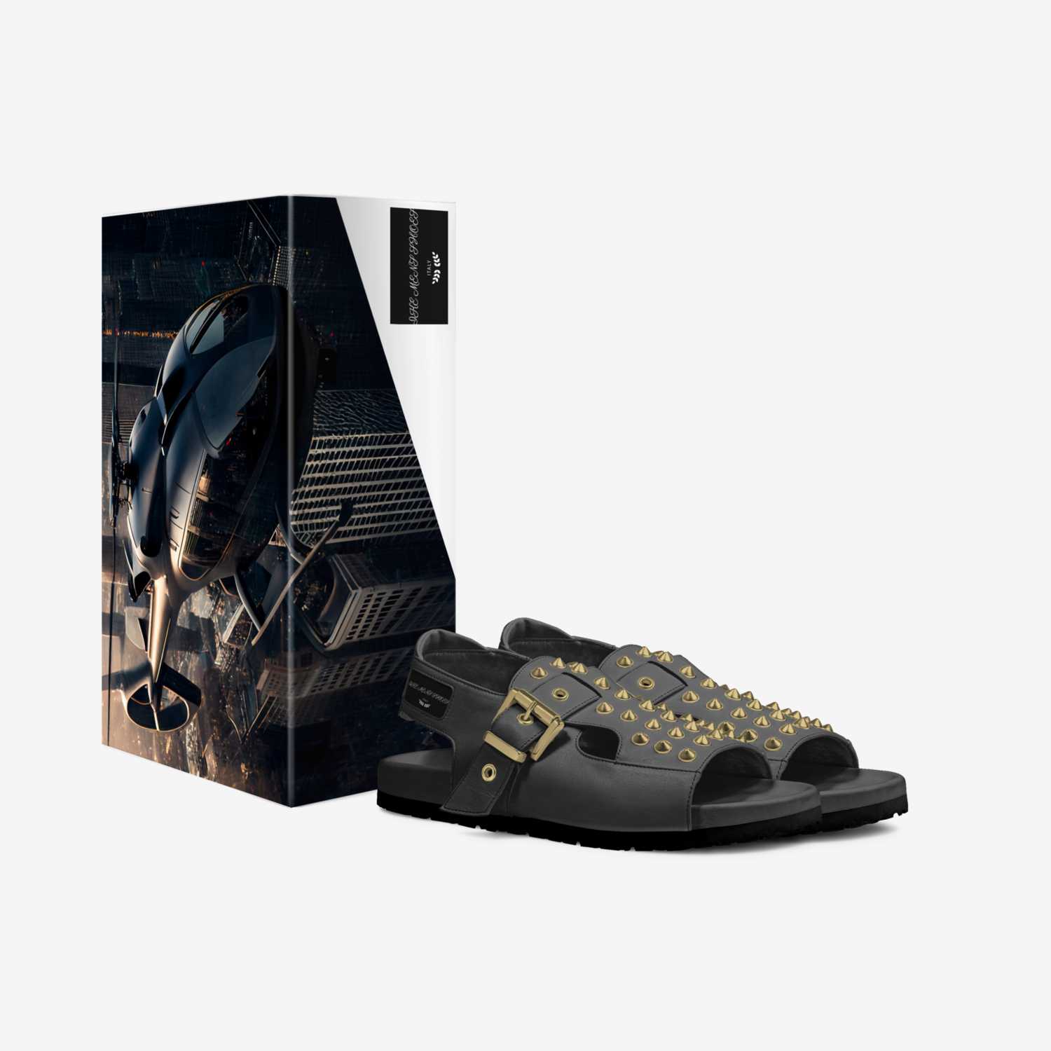 IKE MENS SHOES custom made in Italy shoes by Isaac A Mensah | Box view