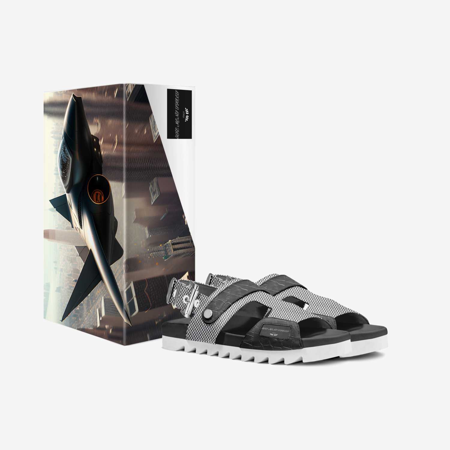 IKE MENS SHOES  custom made in Italy shoes by Isaac A Mensah | Box view