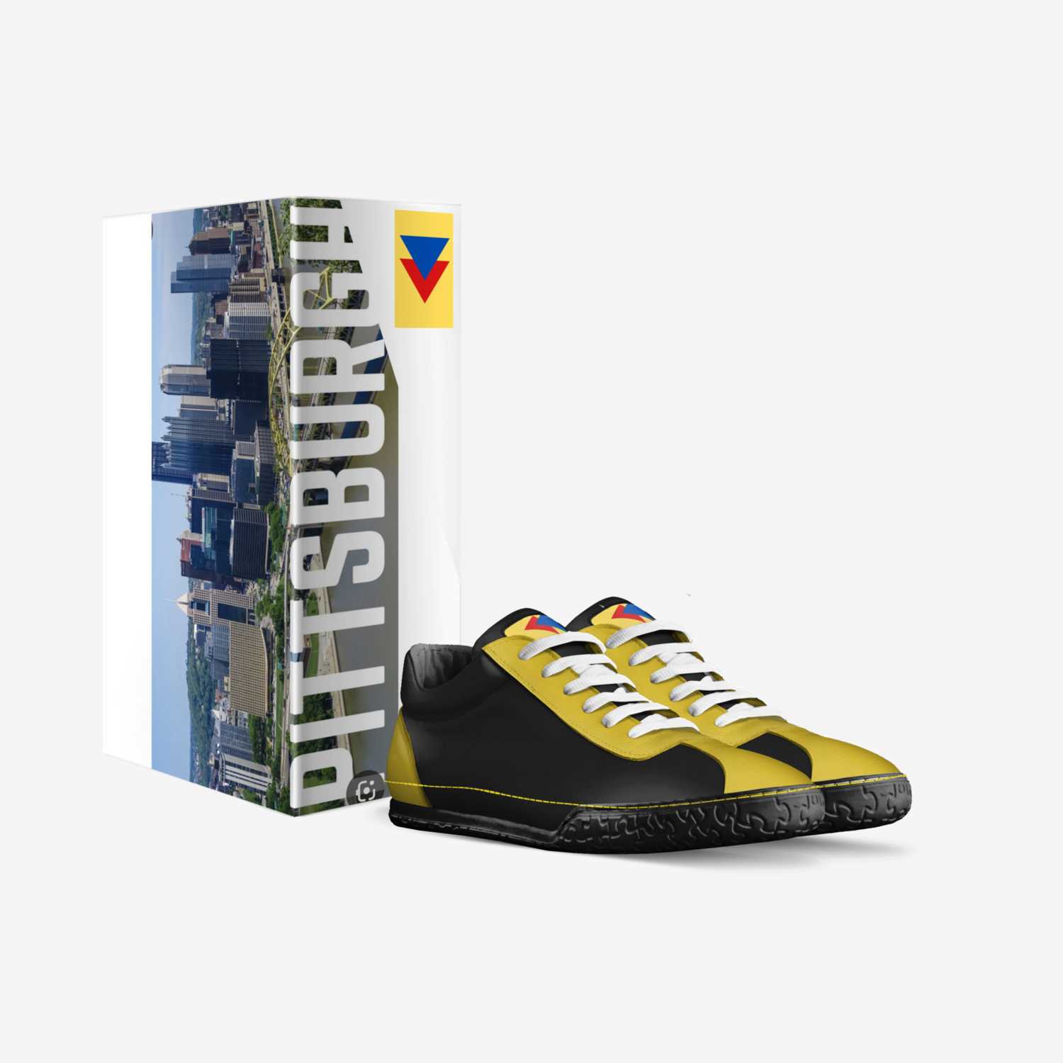 Steel City Pride custom made in Italy shoes by Lorenzo Bell | Box view