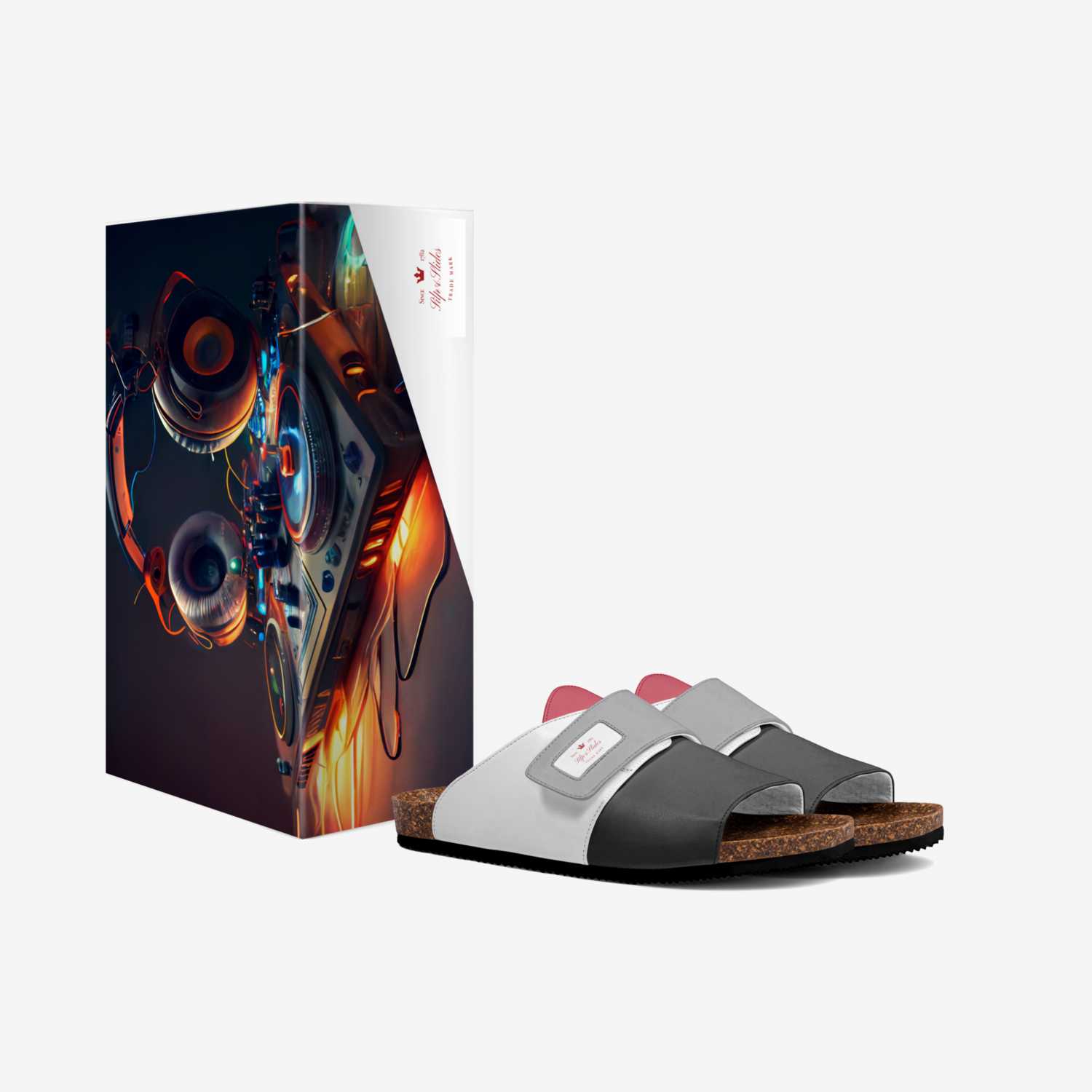 Silp&Slides  custom made in Italy shoes by Titus X Short | Box view