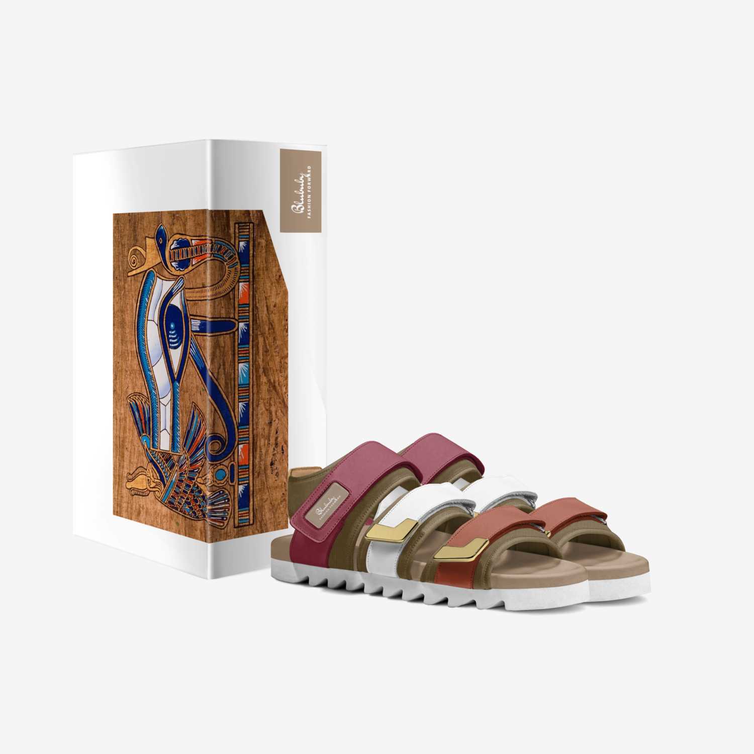 Blububy  custom made in Italy shoes by Titus X Short | Box view