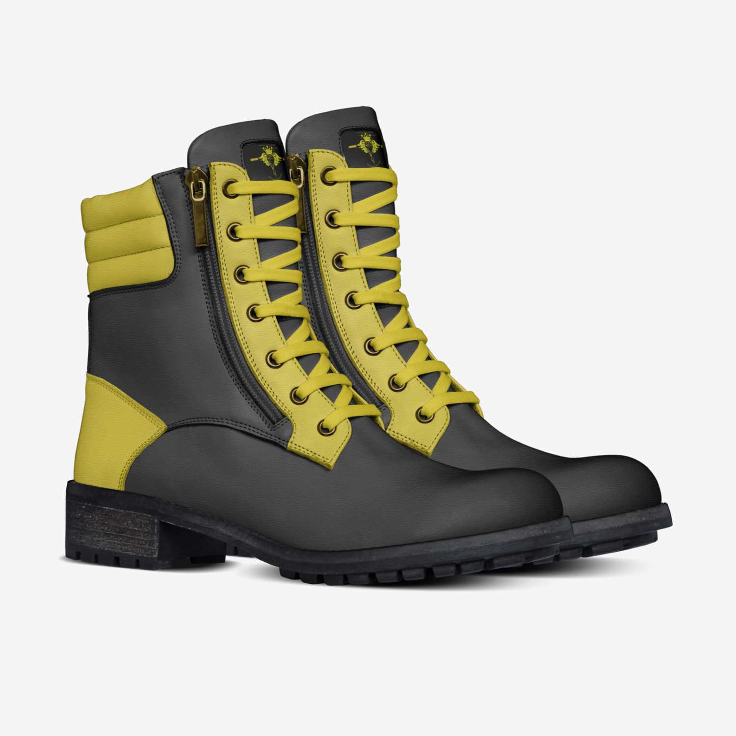 QUEEN LIONEX BOOS custom made in Italy shoes by Franklin Harris Jr | Double view