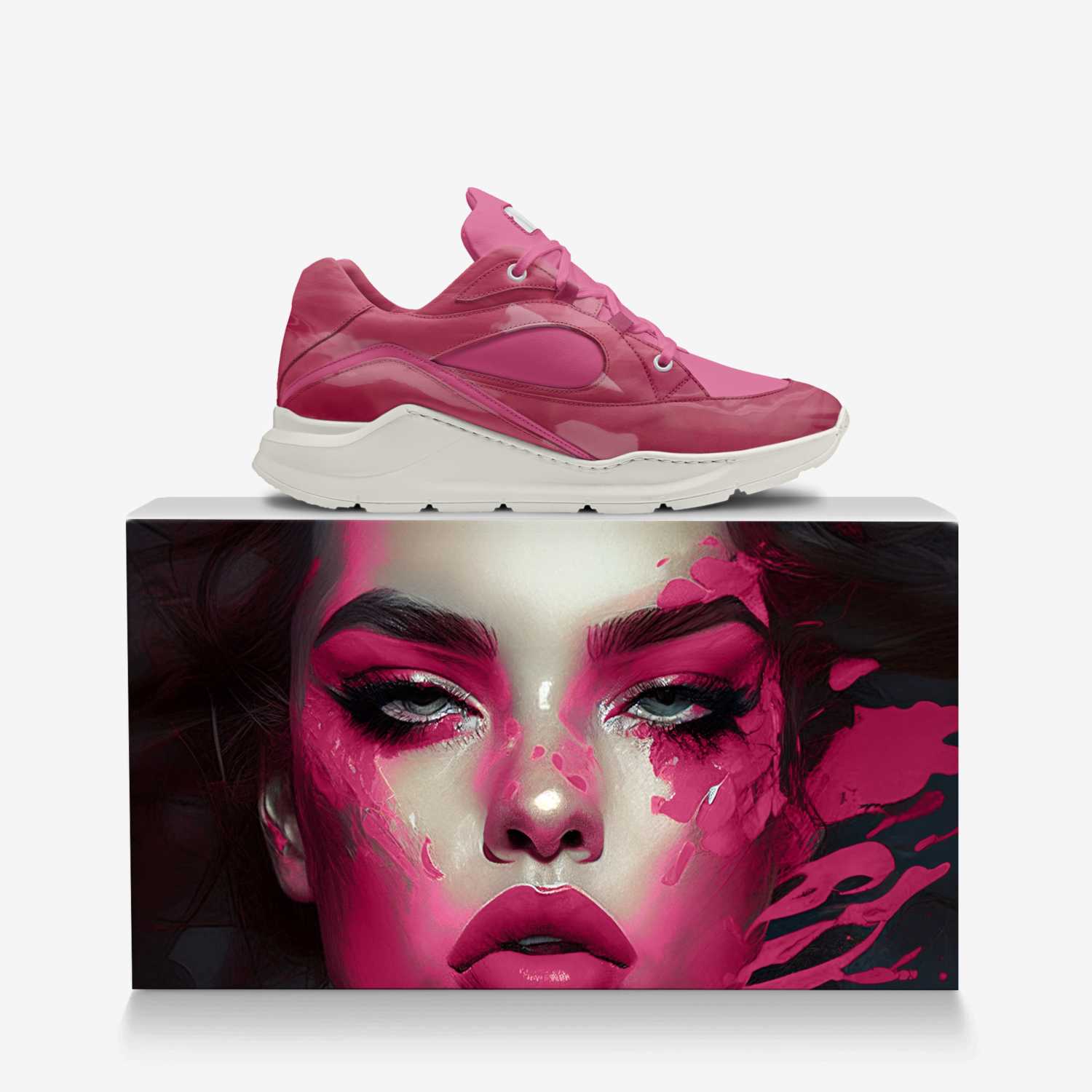 SHY custom made in Italy shoes by Ray Kolinski | Over box view
