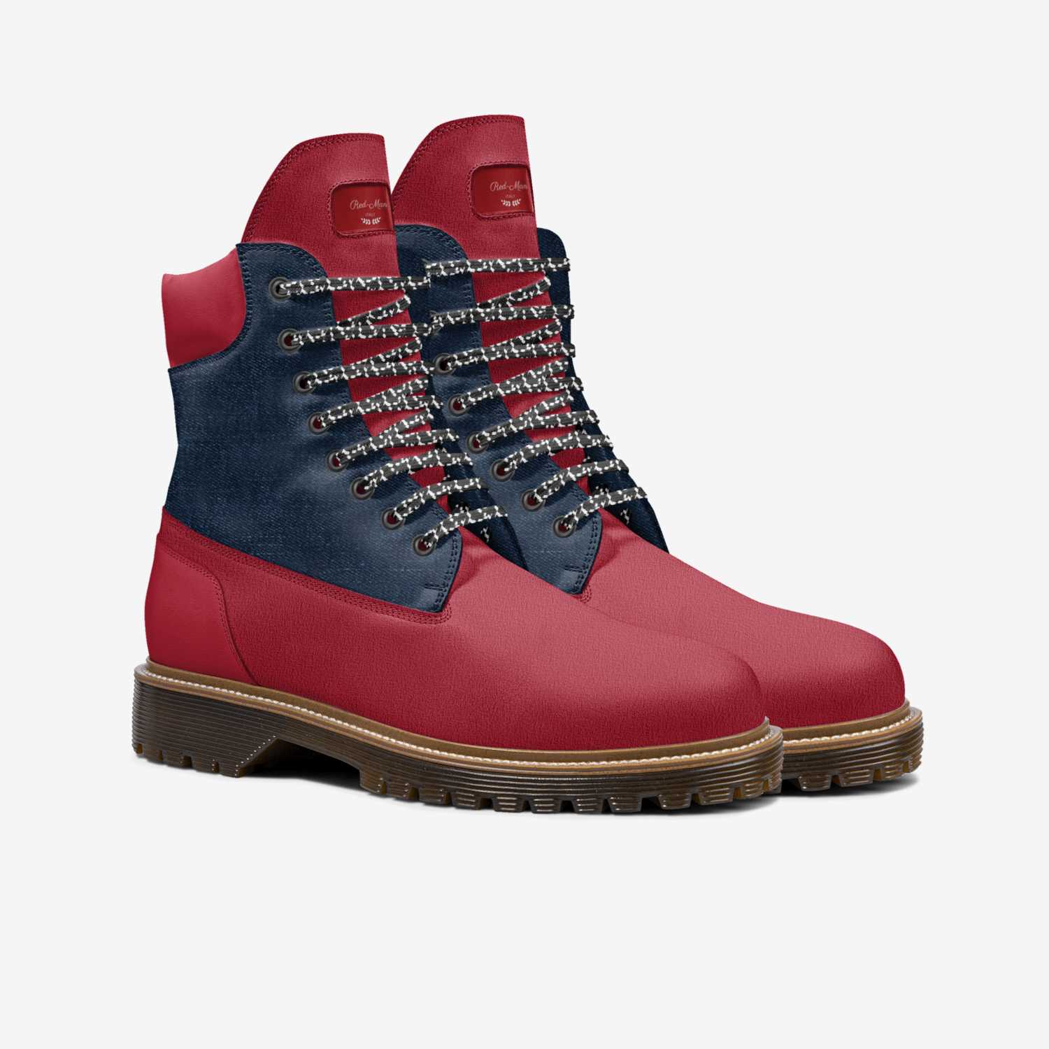 Red-Man custom made in Italy shoes by Desiree Sims | Double view