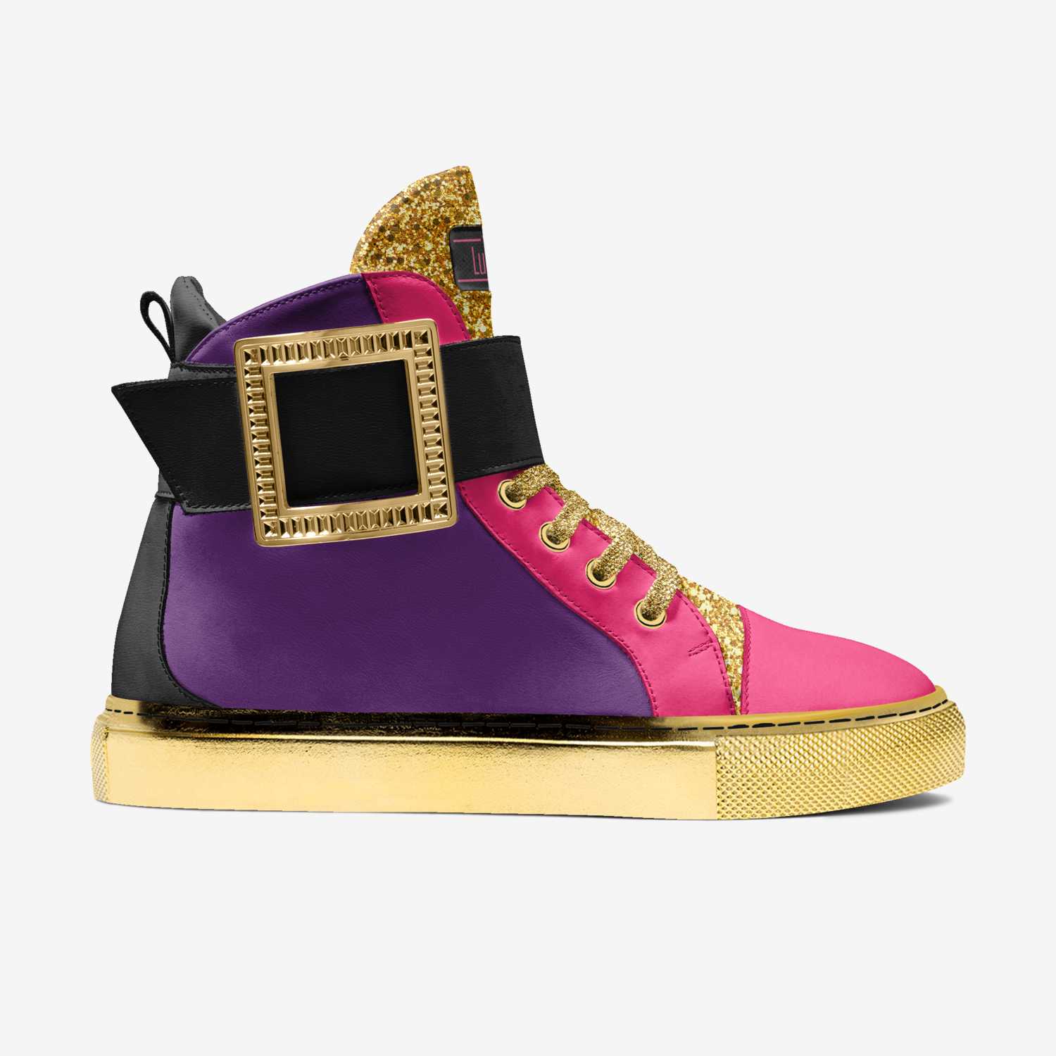 Luxup custom made in Italy shoes by Dwayne White | Side view
