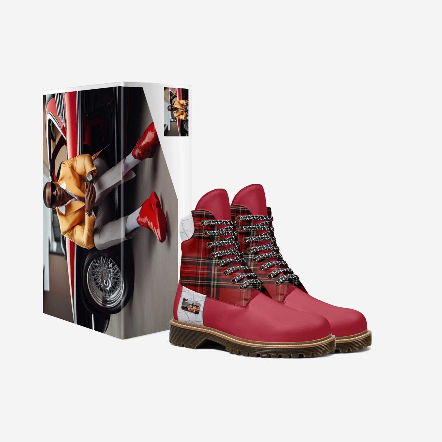 Redd_Man_Series custom made in Italy shoes by Desiree Sims | Box view