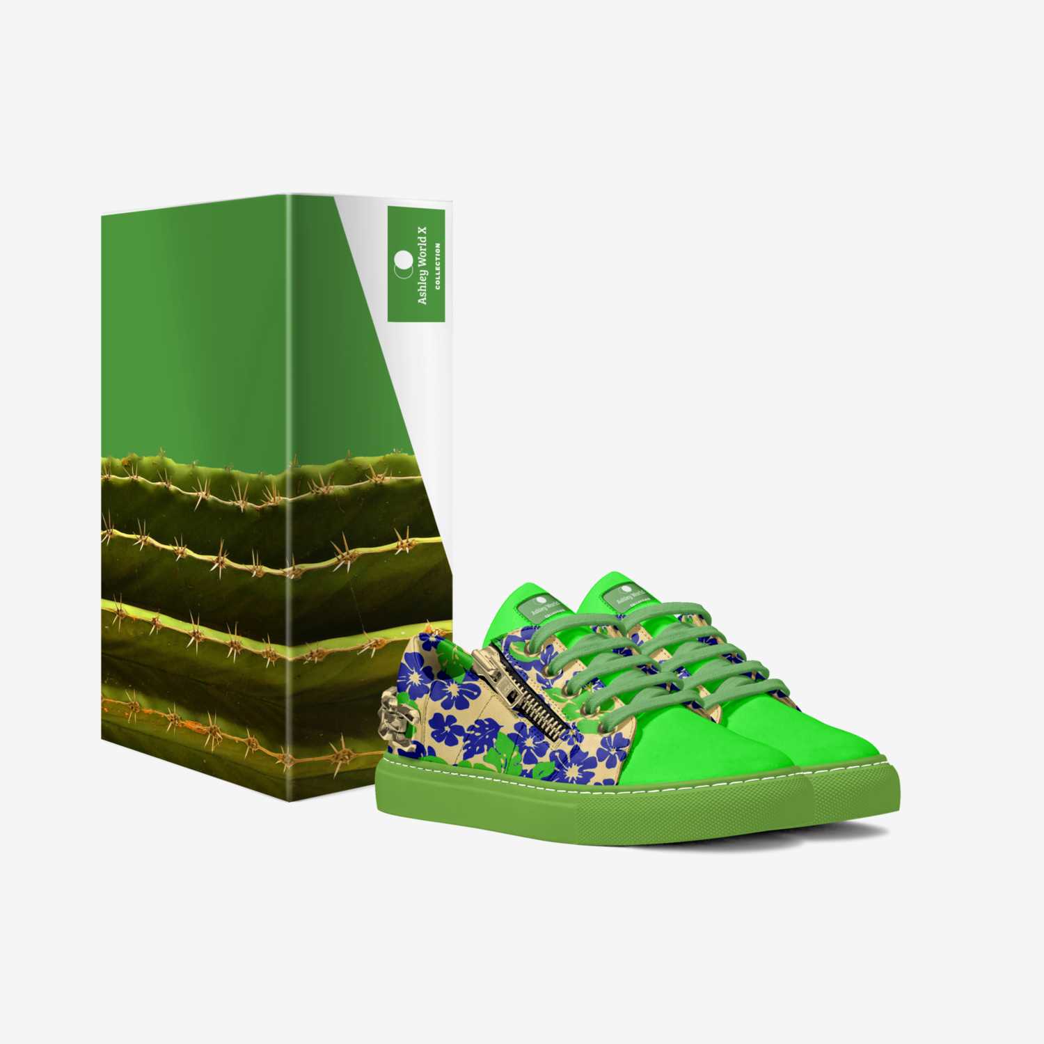 Ashley World X custom made in Italy shoes by Ebony Williams | Box view