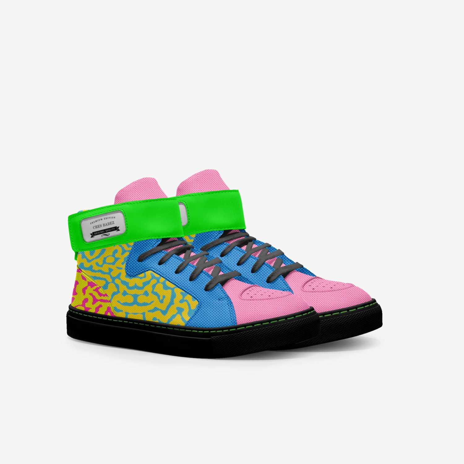 CRES BABEZ custom made in Italy shoes by Marjorie Cleveland | Double view