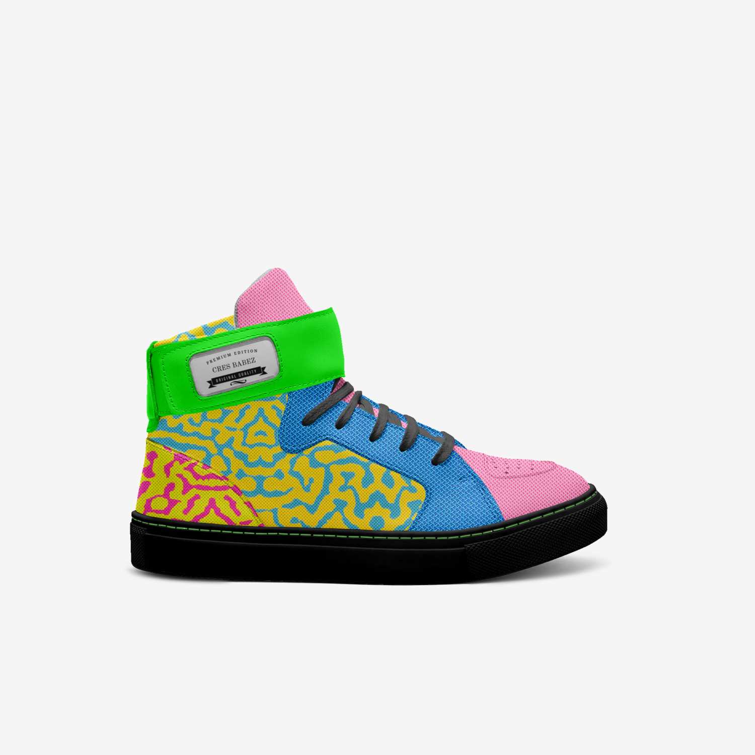 CRES BABEZ custom made in Italy shoes by Marjorie Cleveland | Side view