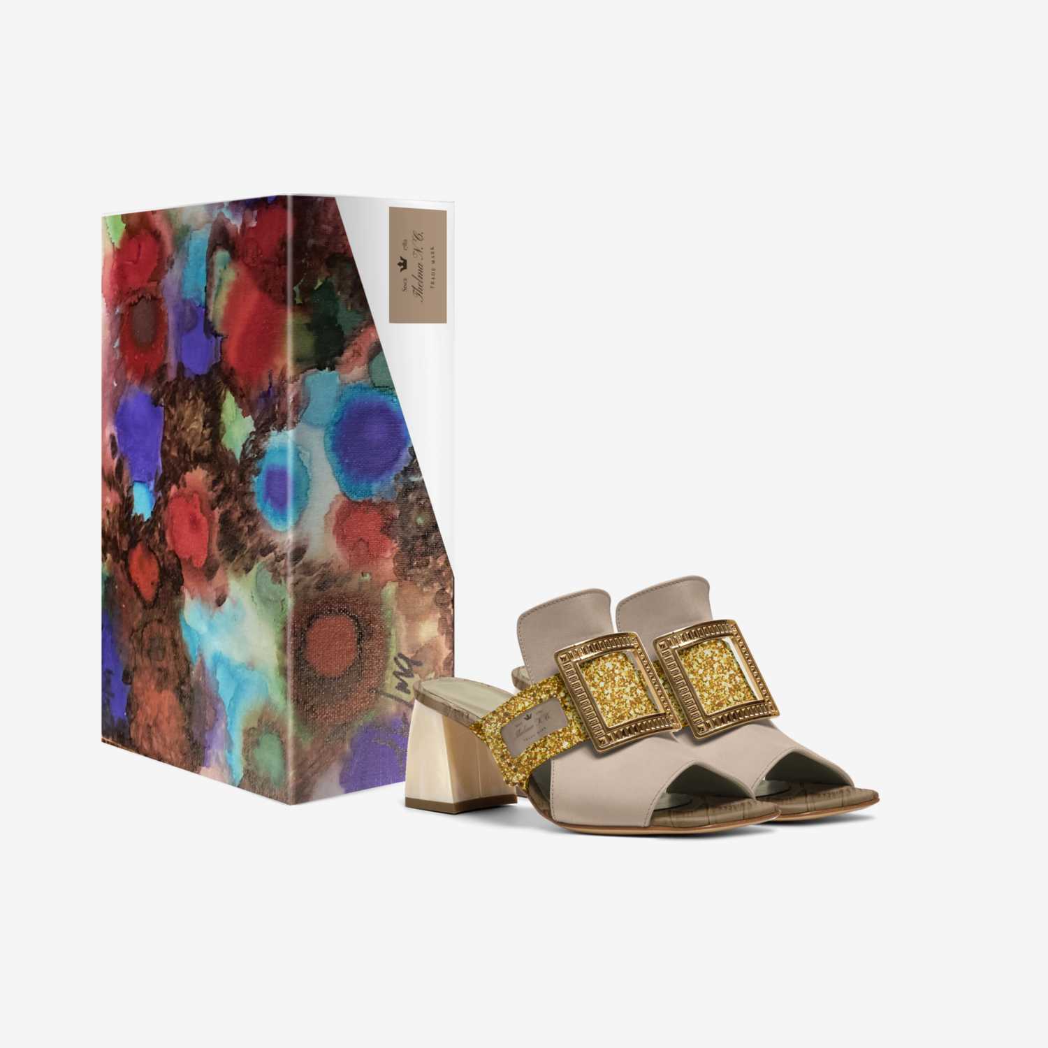 Thelma N. C. custom made in Italy shoes by Thelma Cunningham | Box view