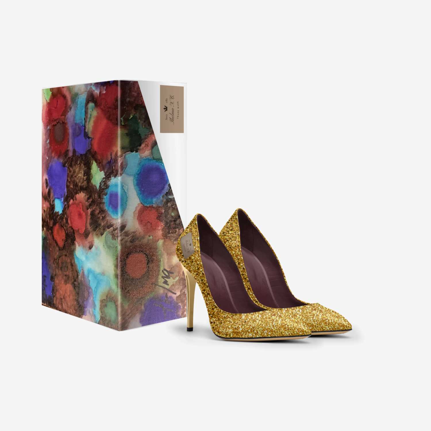 Thelma N. C. custom made in Italy shoes by Thelma Cunningham | Box view