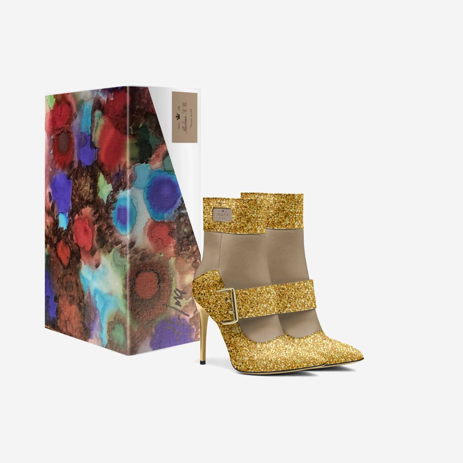 Thelma N. C. custom made in Italy shoes by Thelma Cunningham | Box view