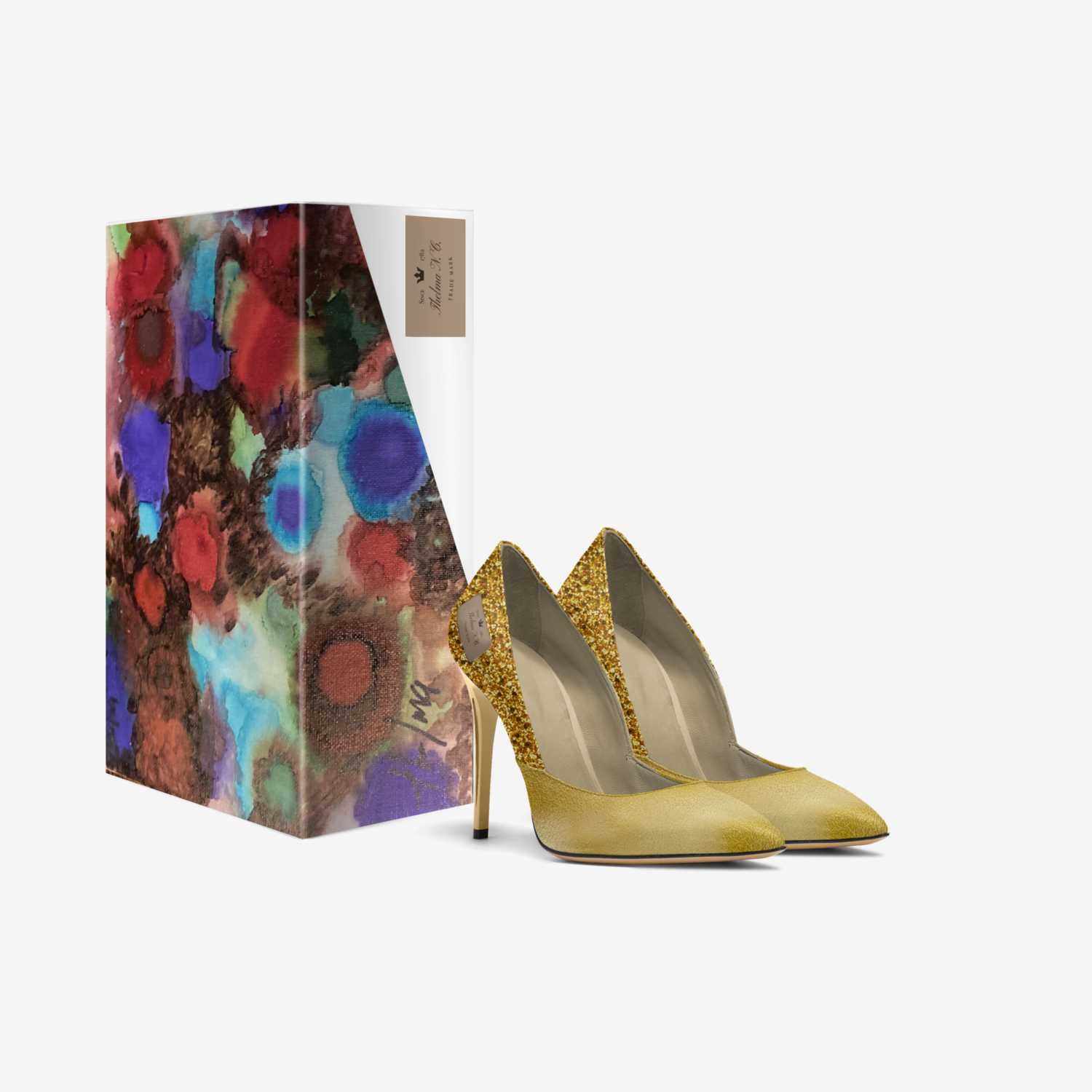 Thelma N. C. custom made in Italy shoes by Thelma Cunningham | Box view